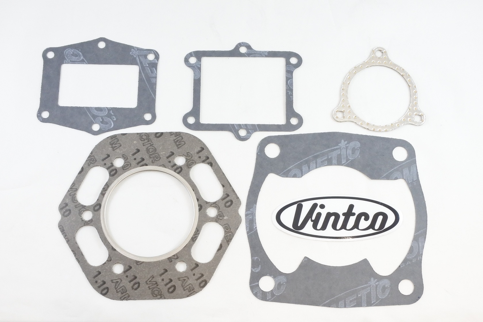 TOP END GASKET KIT 81-82 HONDA CR 250 BORE 66mm VINTCO KTE050 thumbnail 2