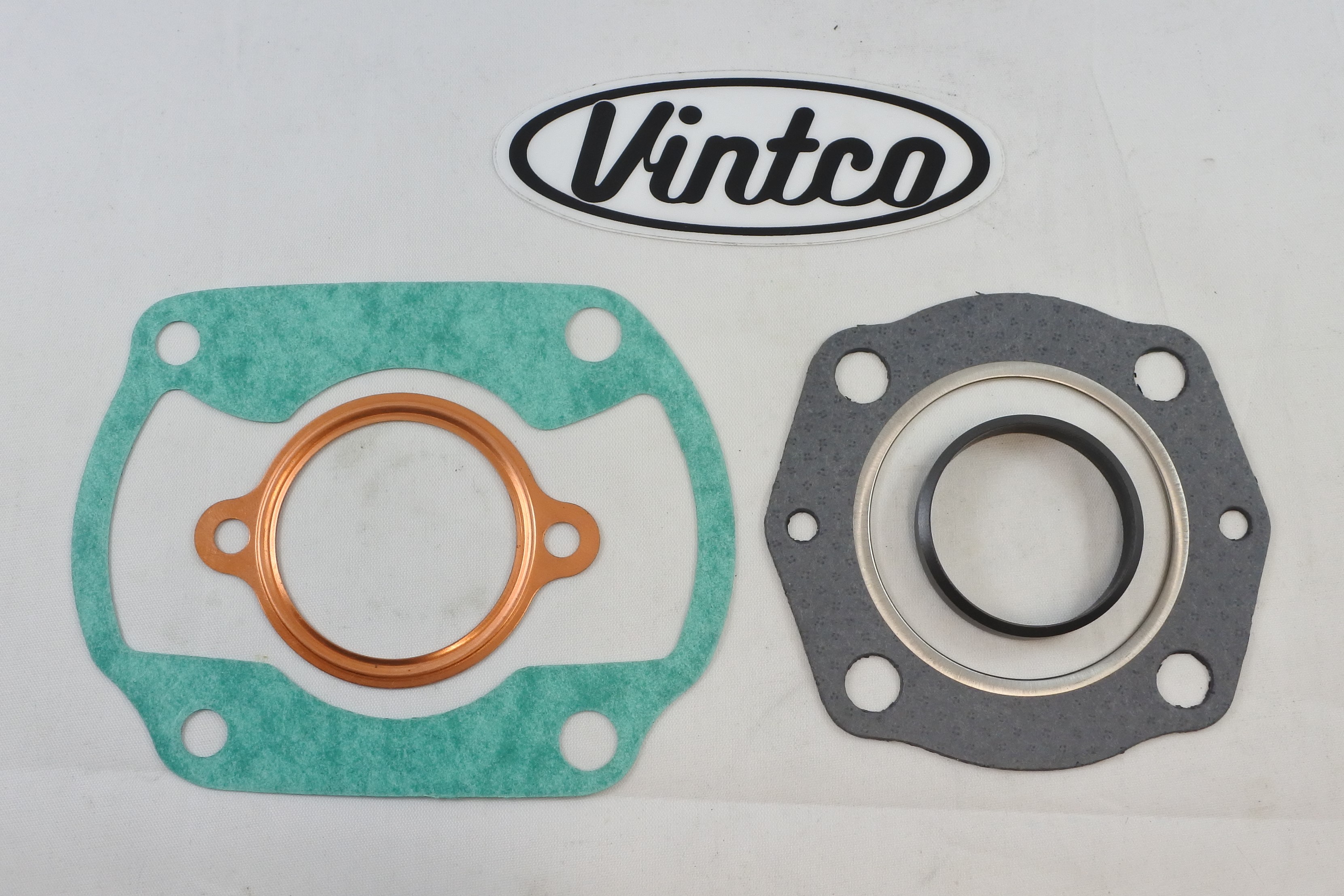 TOP END GASKET KIT 74-76 HONDA MT 125 BORE 57mm VINTCO KTE067 image 1