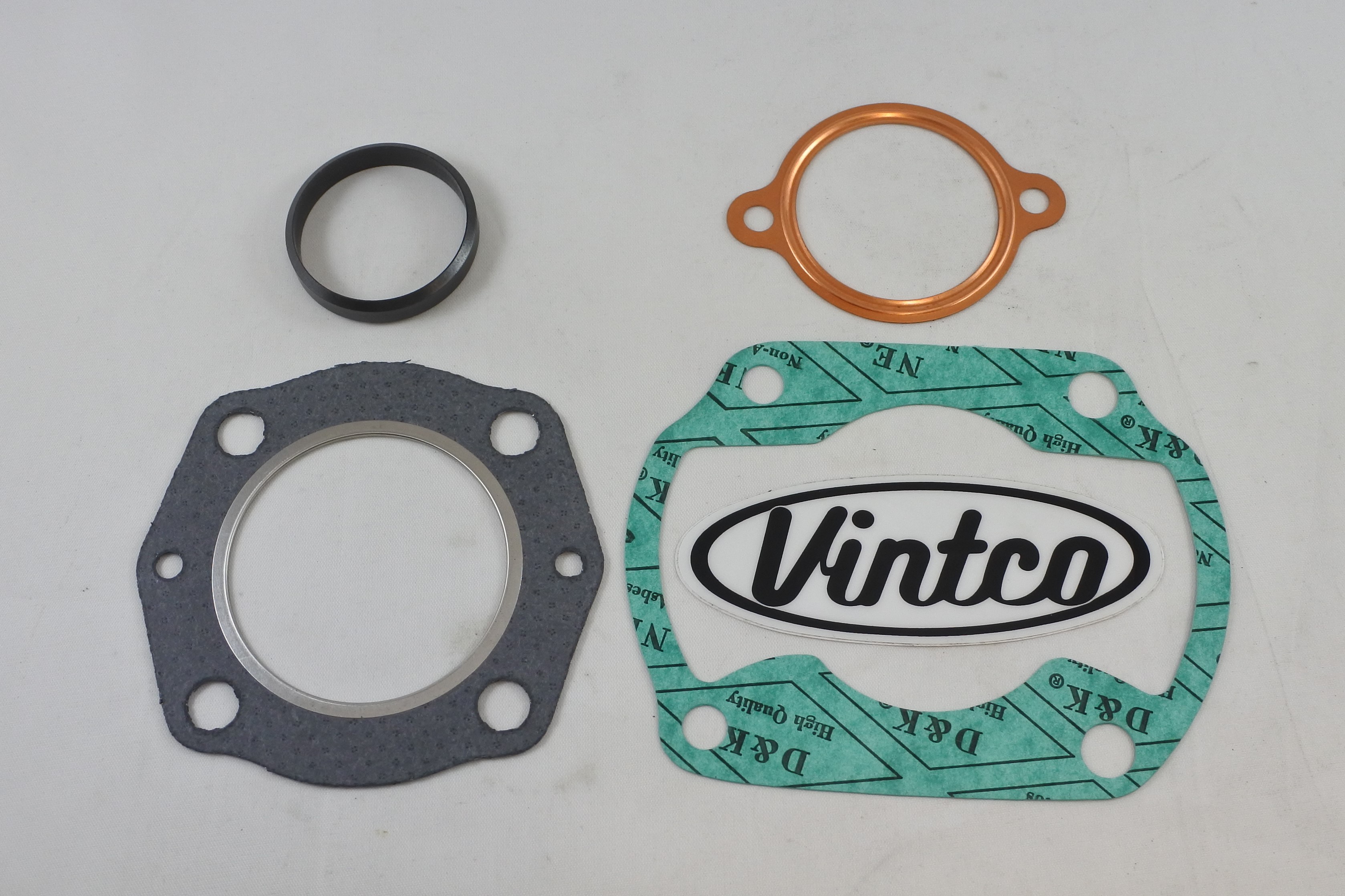 TOP END GASKET KIT 74-76 HONDA MT 125 BORE 57mm VINTCO KTE067 thumbnail 2