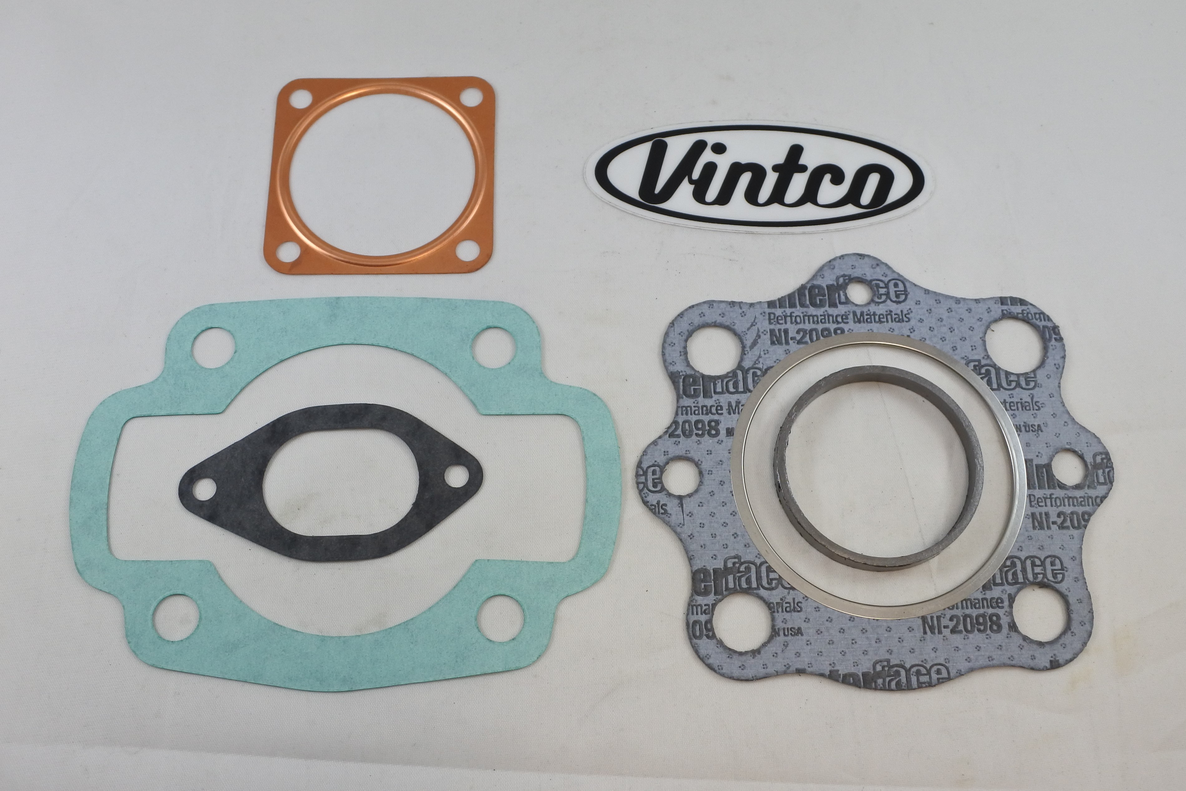TOP END GASKET KIT 74-84 HONDA MT FL 250 BORE 71mm VINTCO KTE068 image 1
