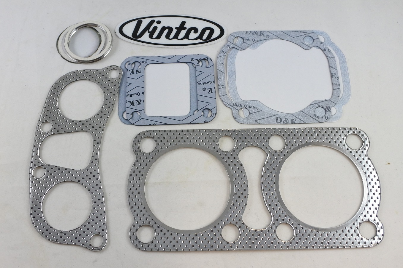 TOP END GASKET KIT 79-79 YAMAHA RD 400 64mm-65.5mm BORE VINTCO KTE069 thumbnail 2