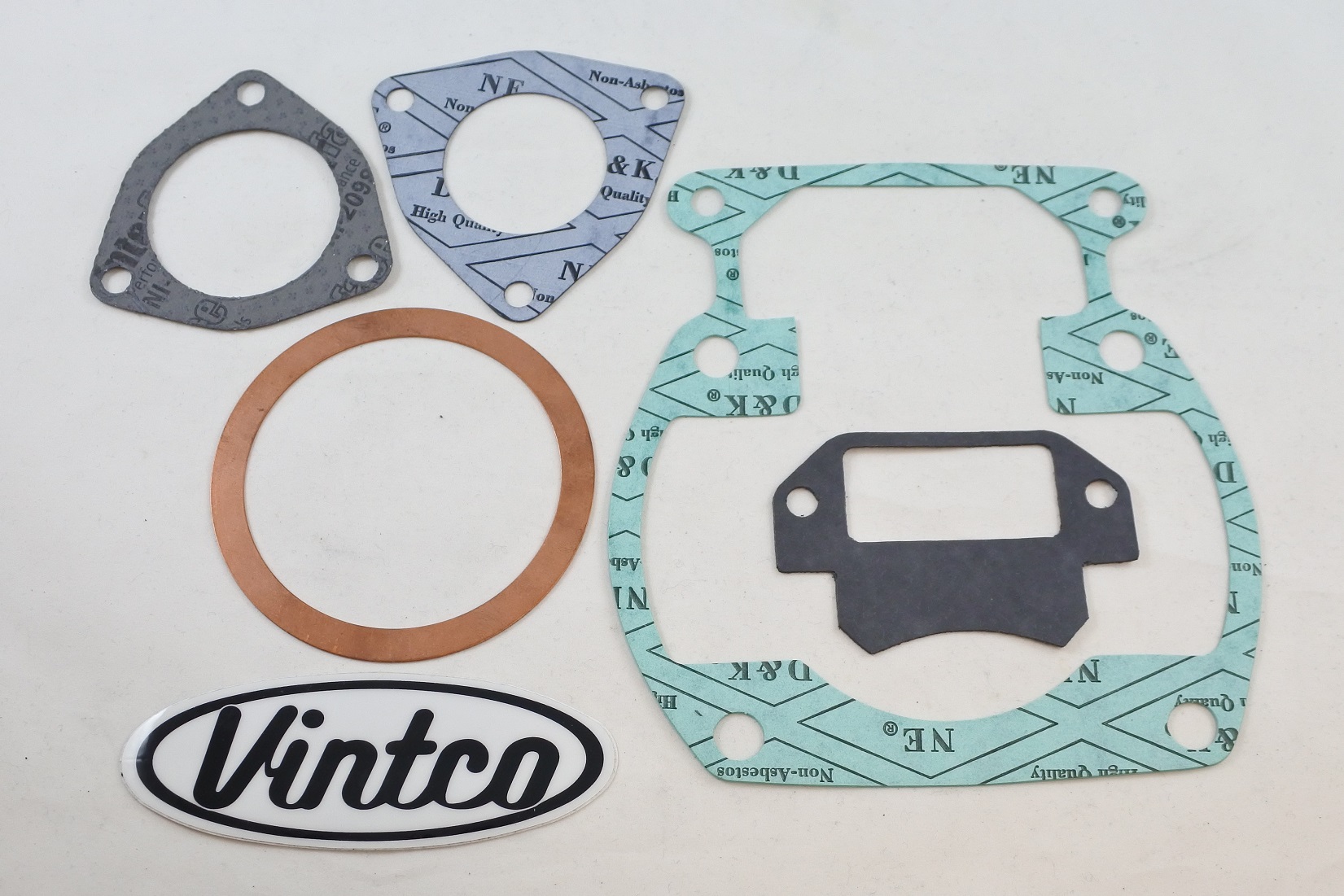 TOP END GASKET KIT 77-79 SUZUKI RM PE 250 BORE 67mm-68.5mm VINTCO KTE070 thumbnail 2