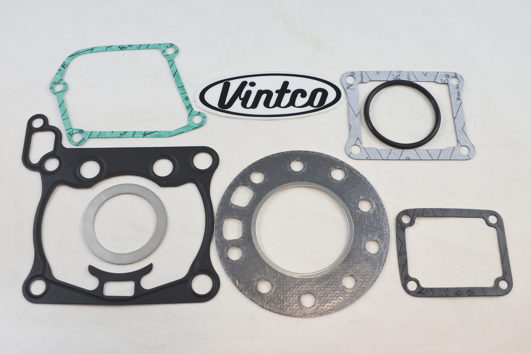 TOP END GASKET KIT 87-88 SUZUKI RM 125 BORE 54mm-55.5mm VINTCO KTE075 thumbnail 2