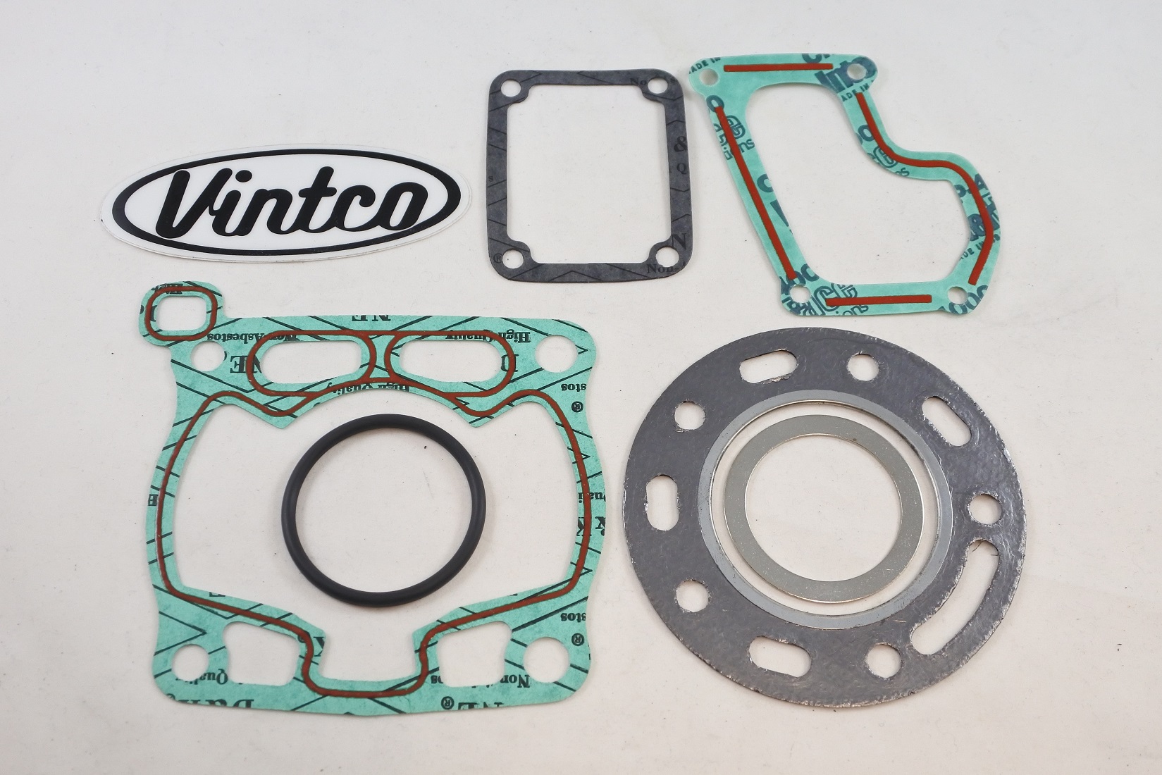 TOP END GASKET KIT 89-89 SUZUKI RM 125 BORE 54mm-55.5mm VINTCO KTE076 thumbnail 2