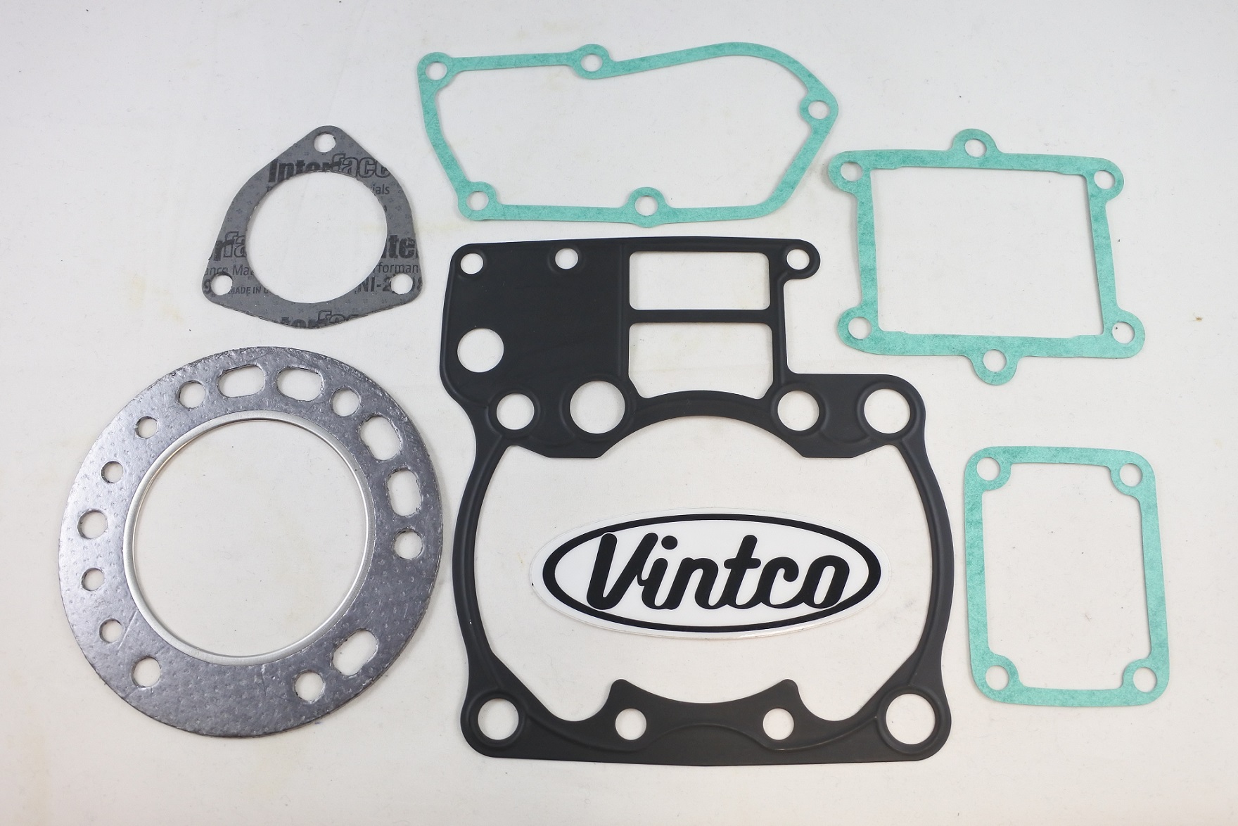 TOP END GASKET KIT 87-88 SUZUKI RM 250 67-68.5mm BORE VINTCO KTE079 image 1