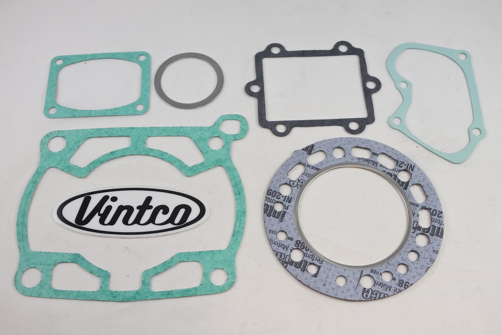 TOP END GASKET KIT 89-90 SUZUKI RM 250 BORE 67mm VINTCO KTE080 image 1