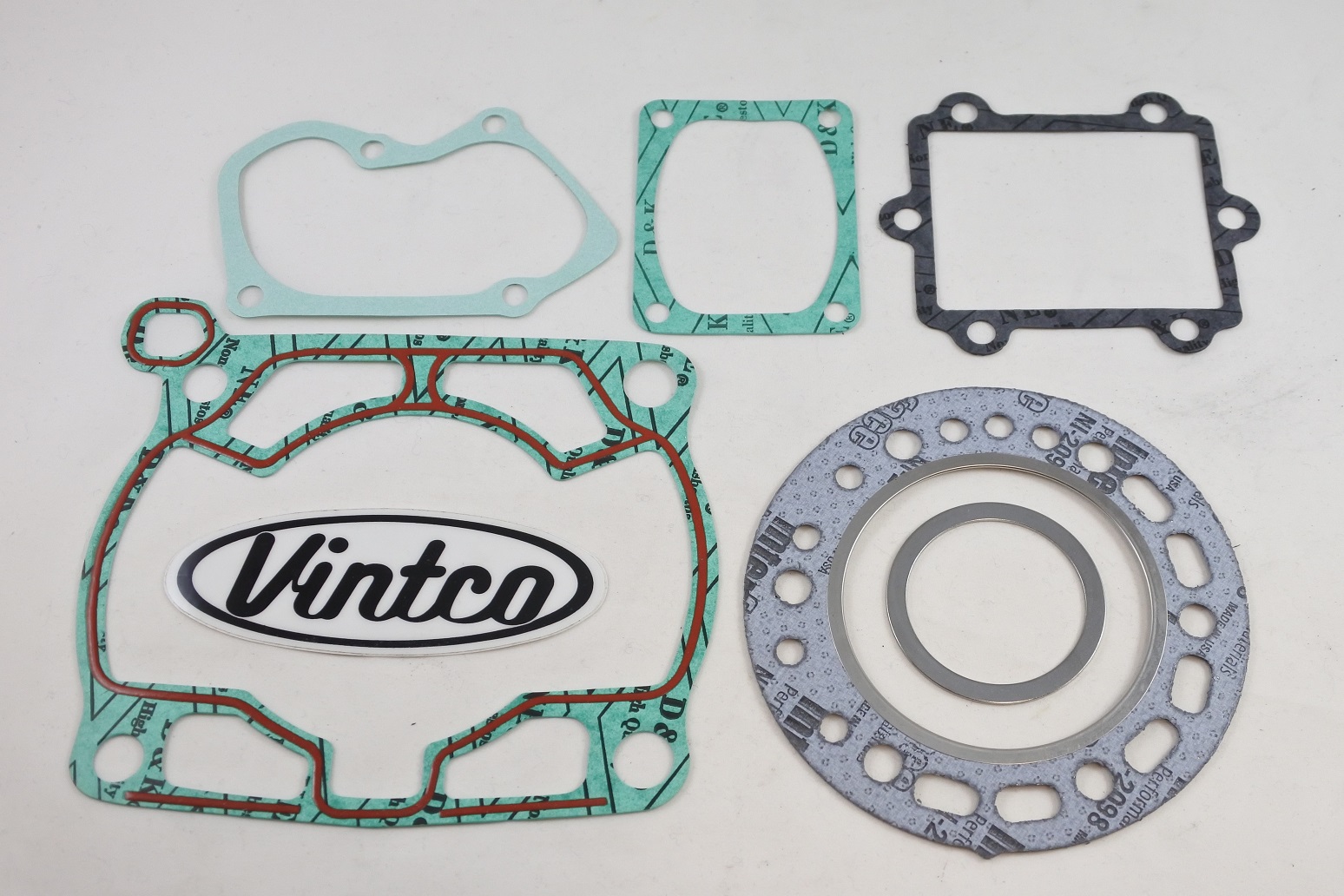 TOP END GASKET KIT 89-90 SUZUKI RM 250 BORE 67mm VINTCO KTE080 thumbnail 2