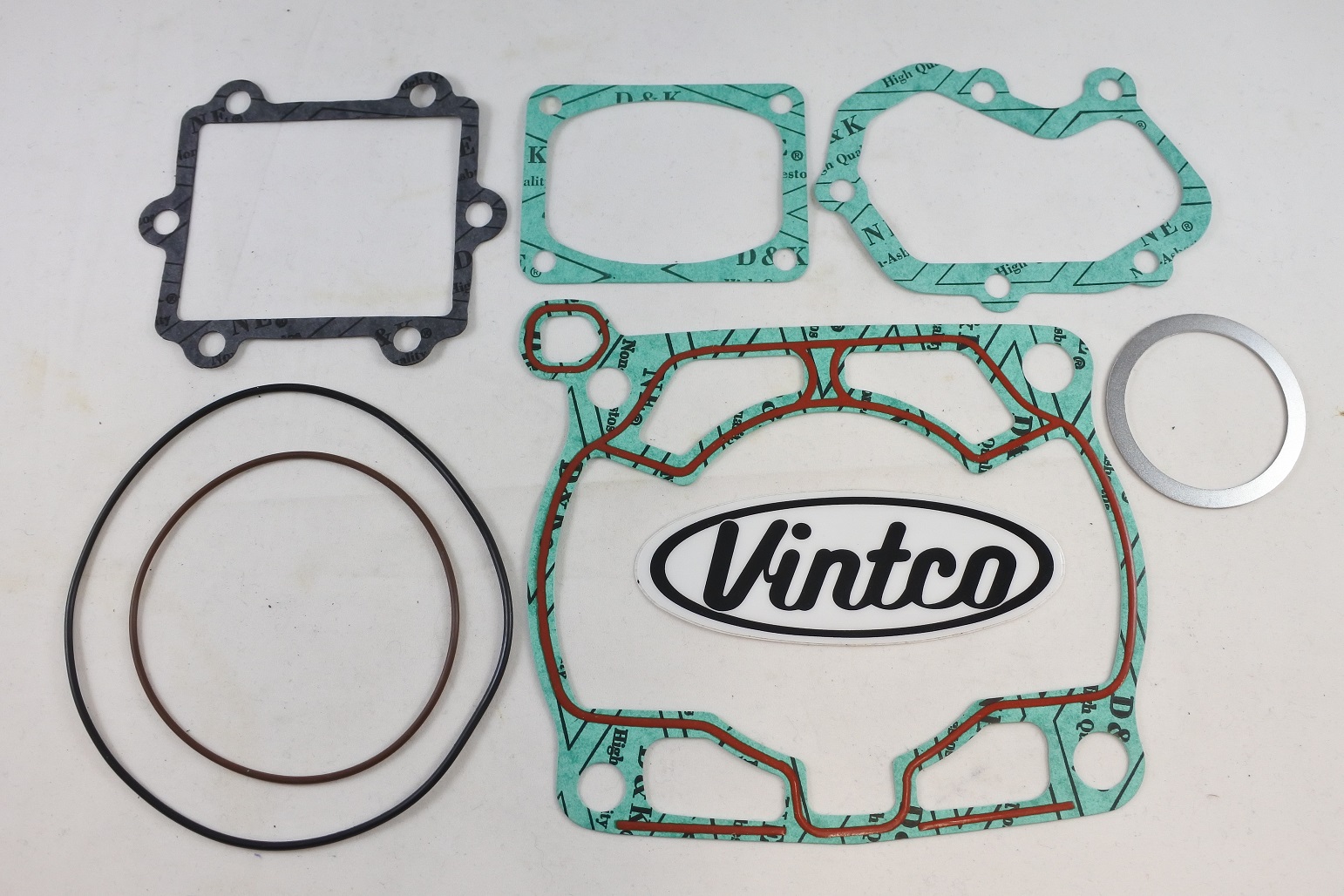 TOP END GASKET KIT 91-95 SUZUKI RM 250 BORE 67mm VINTCO KTE081 thumbnail 2