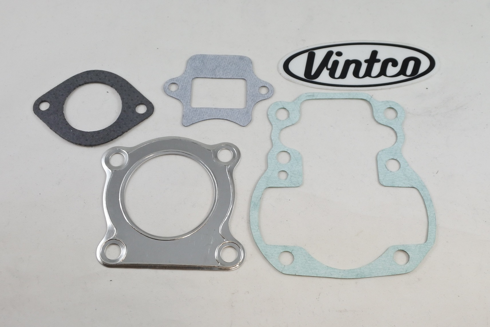 TOP END GASKET KIT 78-81 SUZUKI RM 80 BORE 49mm VINTCO KTE085 image 1