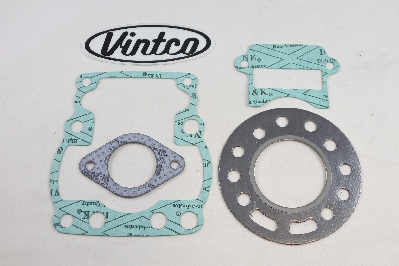 TOP END GASKET KIT 86-88 SUZUKI RM 80 BORE 47.5mm VINTCO KTE088 thumbnail 2