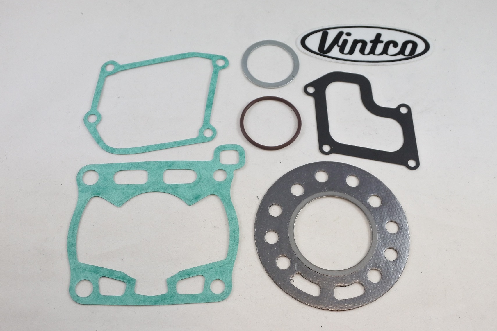 TOP END GASKET KIT 89-90 SUZUKI RM 80 BORE 47.5mm VINTCO KTE089 image 1