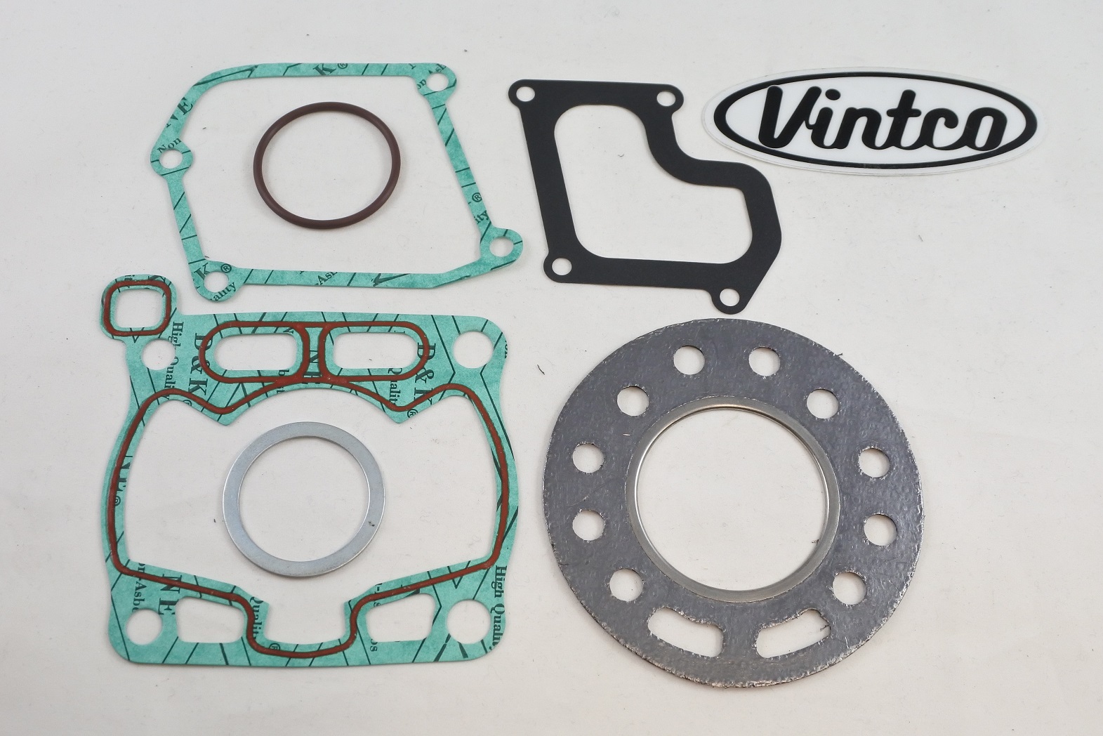 TOP END GASKET KIT 89-90 SUZUKI RM 80 BORE 47.5mm VINTCO KTE089 thumbnail 2