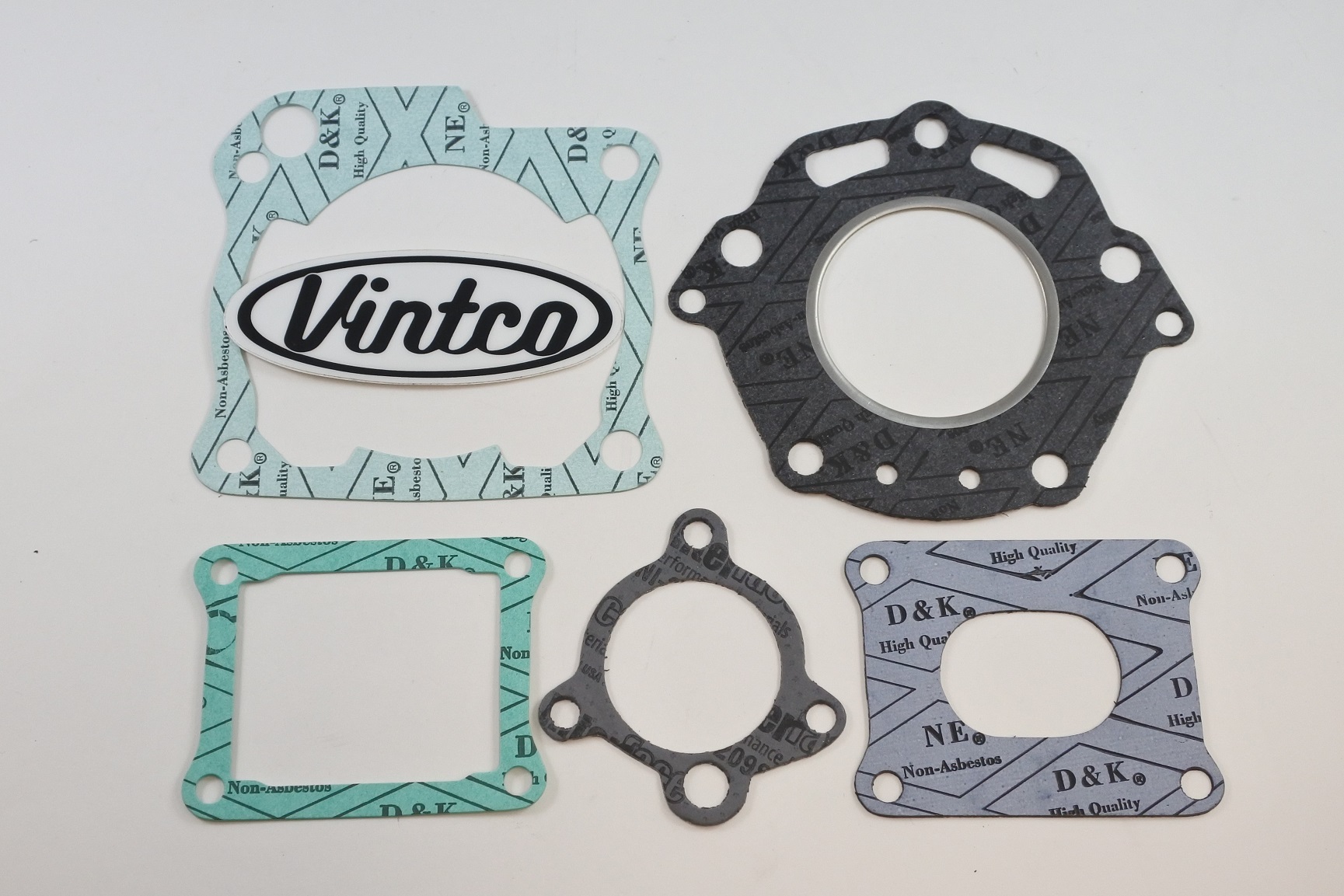 TOP END GASKET KIT 84-85 HONDA CR 125 BORE 56.5mm VINTCO KTE092 thumbnail 2