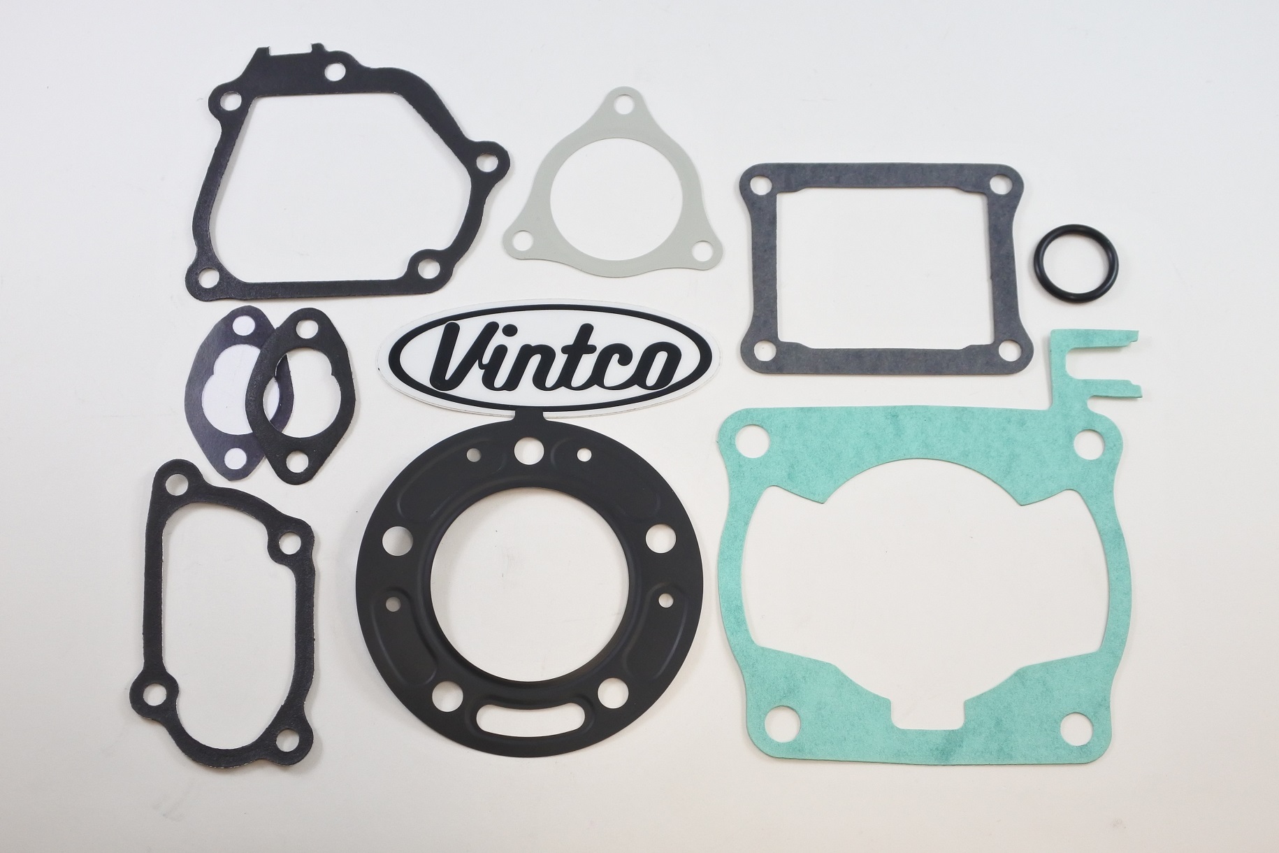 TOP END GASKET KIT 90-97 HONDA CR 125 55.5mm BORE VINTCO KTE096 image 1