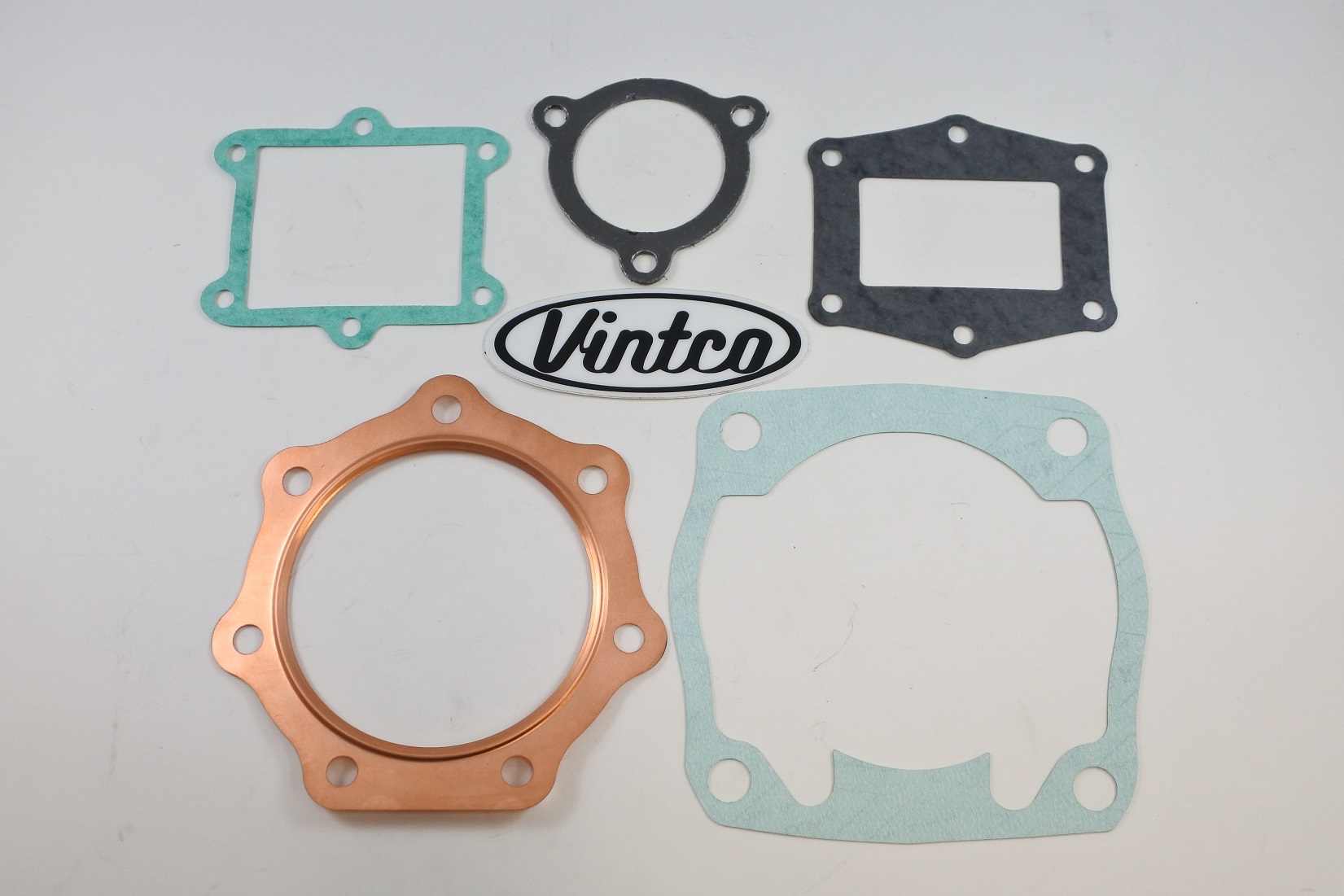 TOP END GASKET KIT 82-83 HONDA CR 480 BORE 90mm VINTCO KTE106 image 1