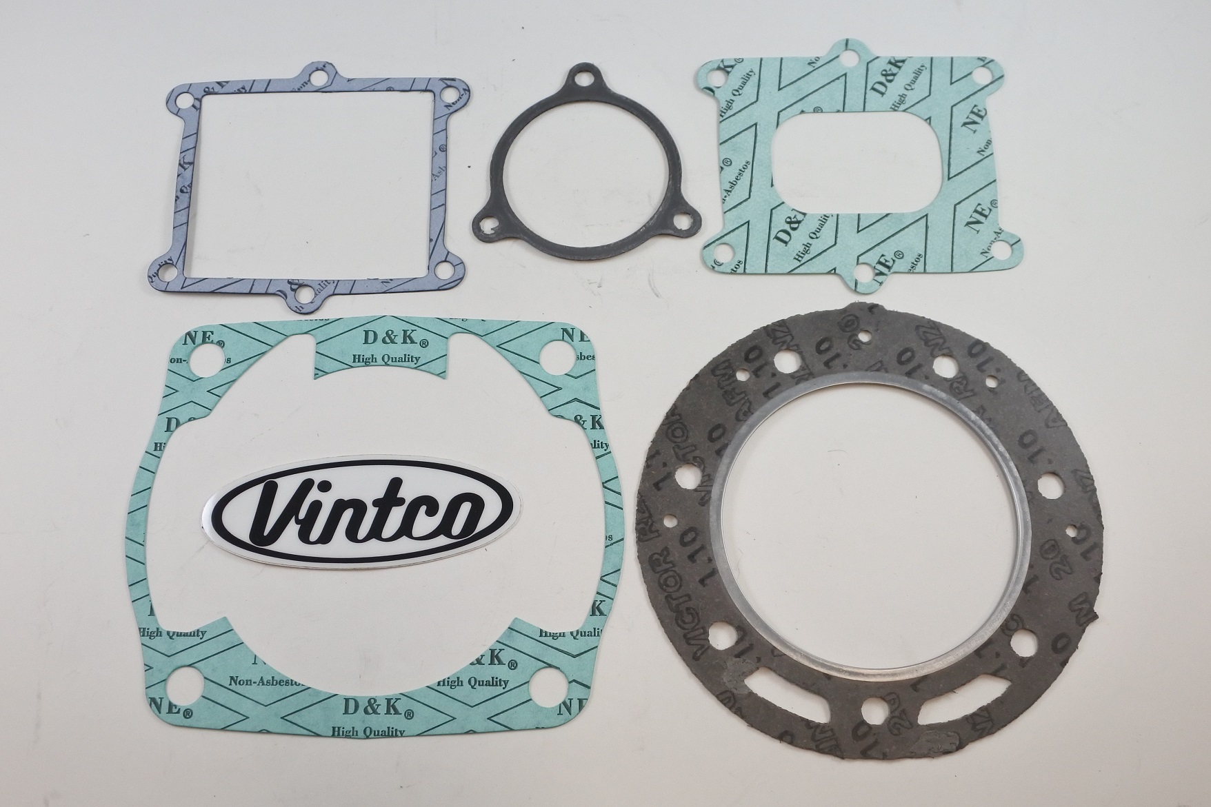TOP END GASKET KIT 85-88 HONDA CR 500 BORE 90.5mm VINTCO KTE108 thumbnail 2