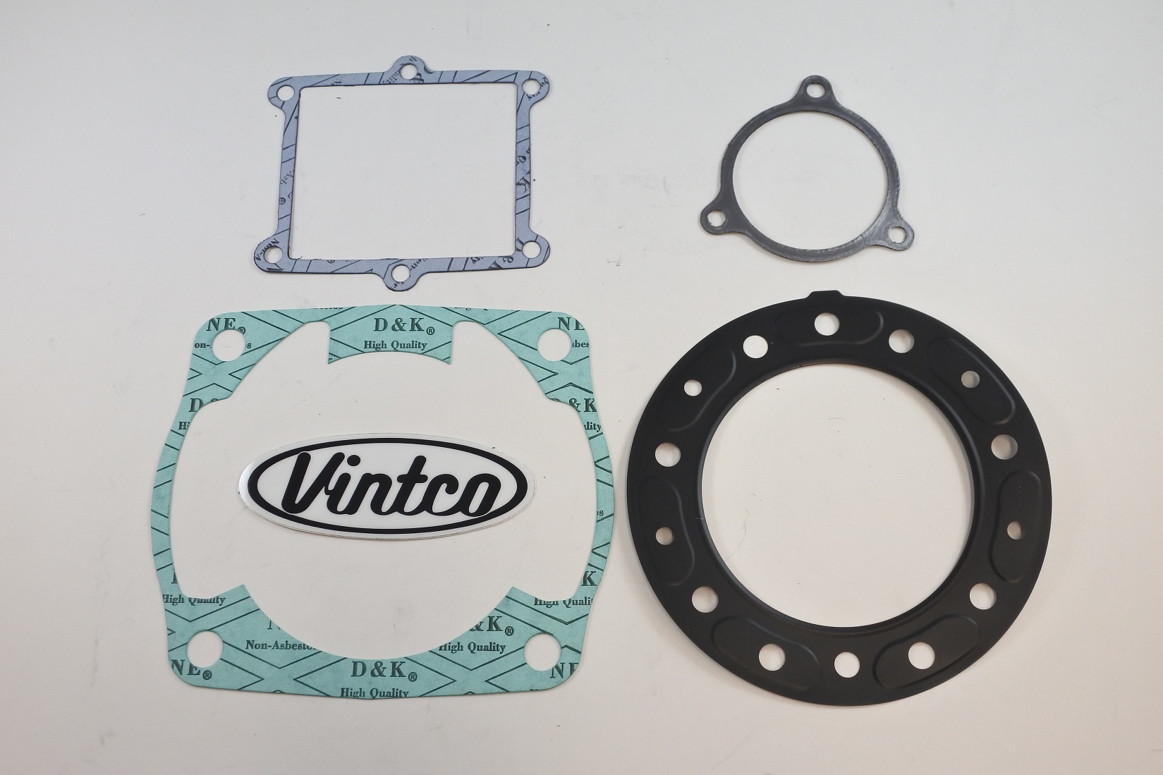 TOP END GASKET KIT 89-91 HONDA CR 500 BORE 90.2mm VINTCO KTE109 thumbnail 2