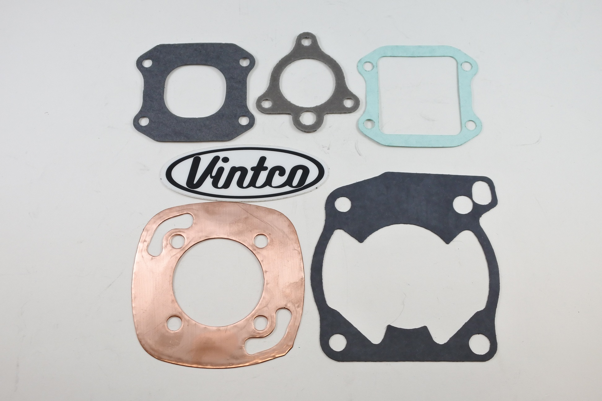 TOP END GASKET KIT 84-84 HONDA CR R 80 BORE 51.5mm VINTCO KTE114 image 1