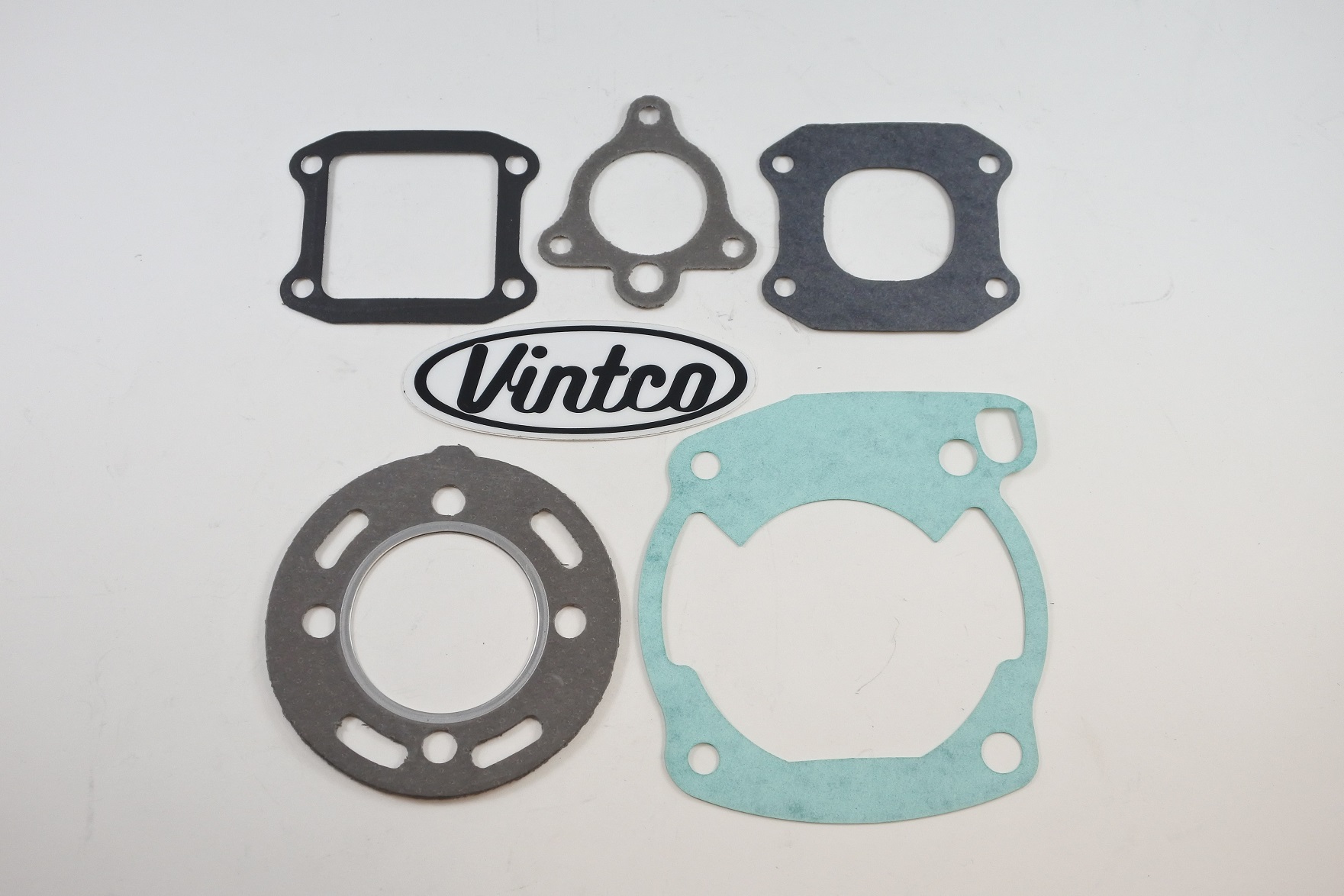 TOP END GASKET KIT 85-85 HONDA CR80R 50mm BORE VINTCO KTE115 image 1