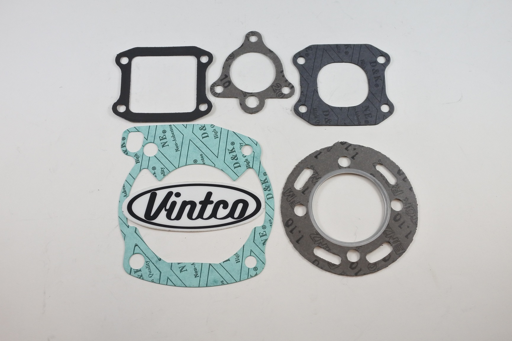 TOP END GASKET KIT 85-85 HONDA CR80R 50mm BORE VINTCO KTE115 thumbnail 2