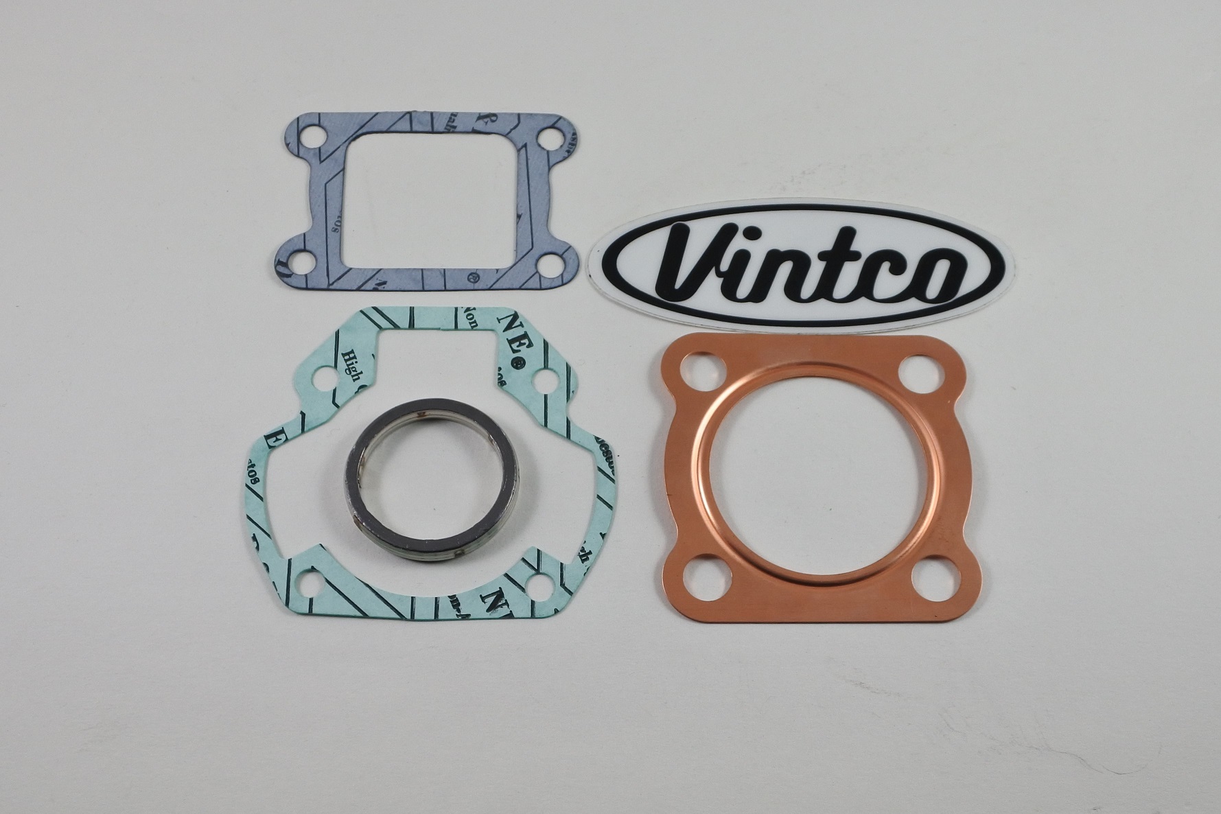 TOP END GASKET KIT 74-75 YAMAHA TY YZ 80 VINTCO KTE117 thumbnail 2