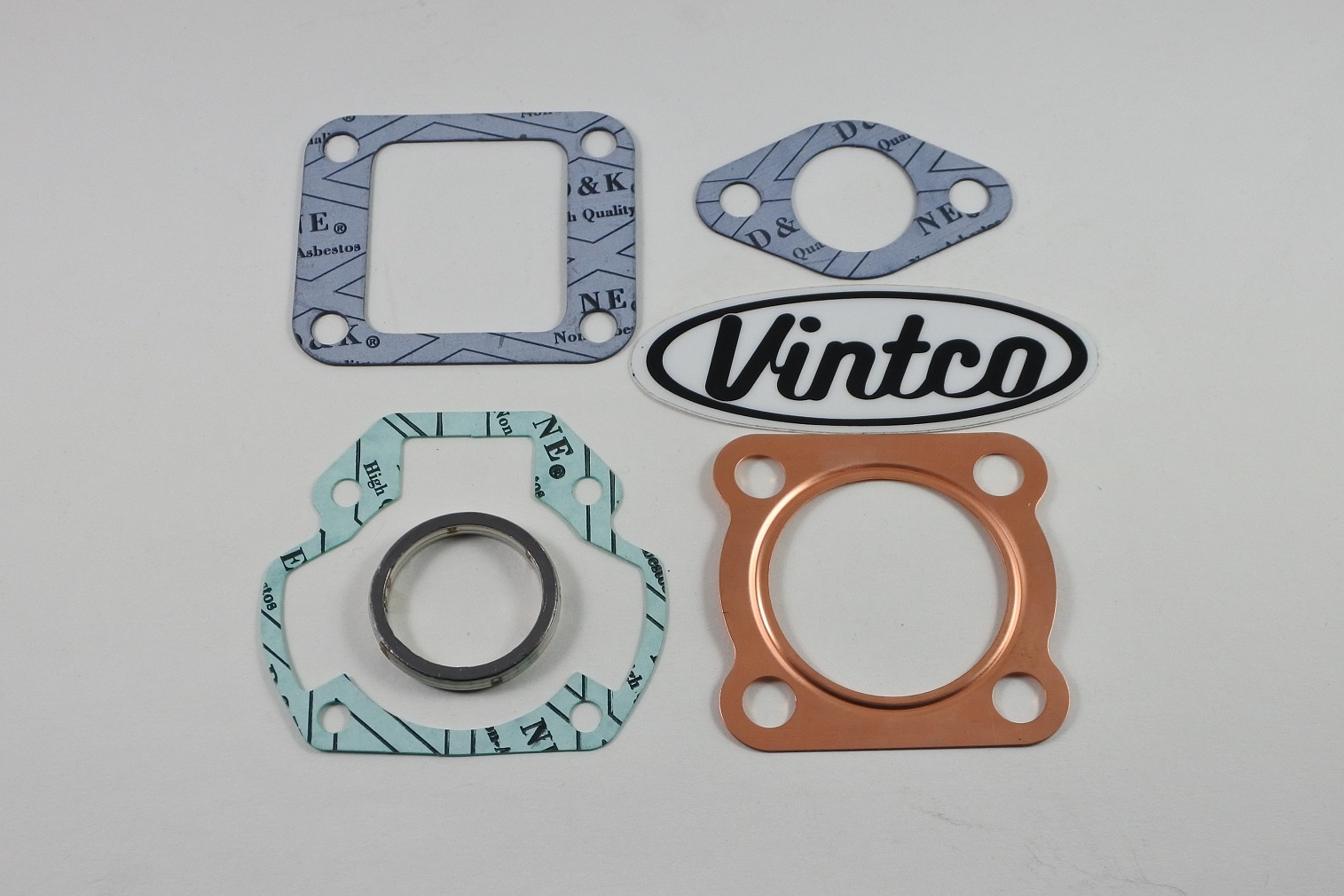 TOP END GASKET KIT 76-77 YAMAHA YZ 80 VINTCO KTE119 thumbnail 2