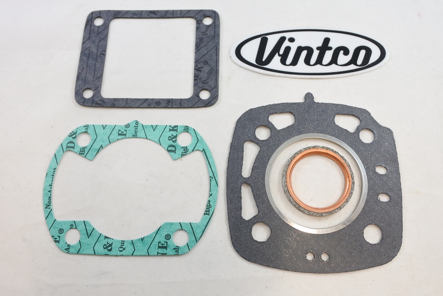 TOP END GASKET KIT 83-83 YAMAHA YZ 80 51.2mm VINTCO KTE124 thumbnail 2