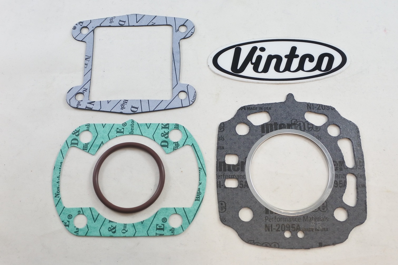 TOP END GASKET KIT 87-92 YAMAHA YZ 80 50.4mm VINTCO KTE127 thumbnail 2