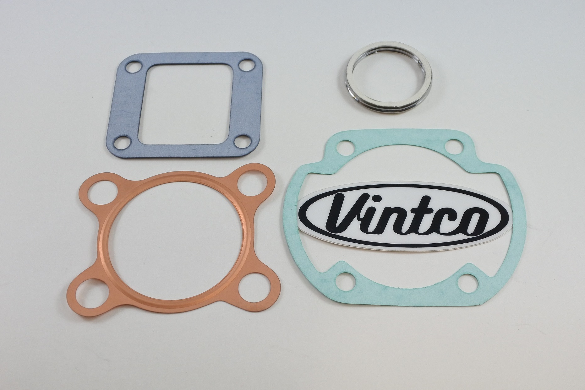 TOP END GASKET KIT 76-76 YAMAHA DT 125 59.5mm VINTCO KTE129 image 1