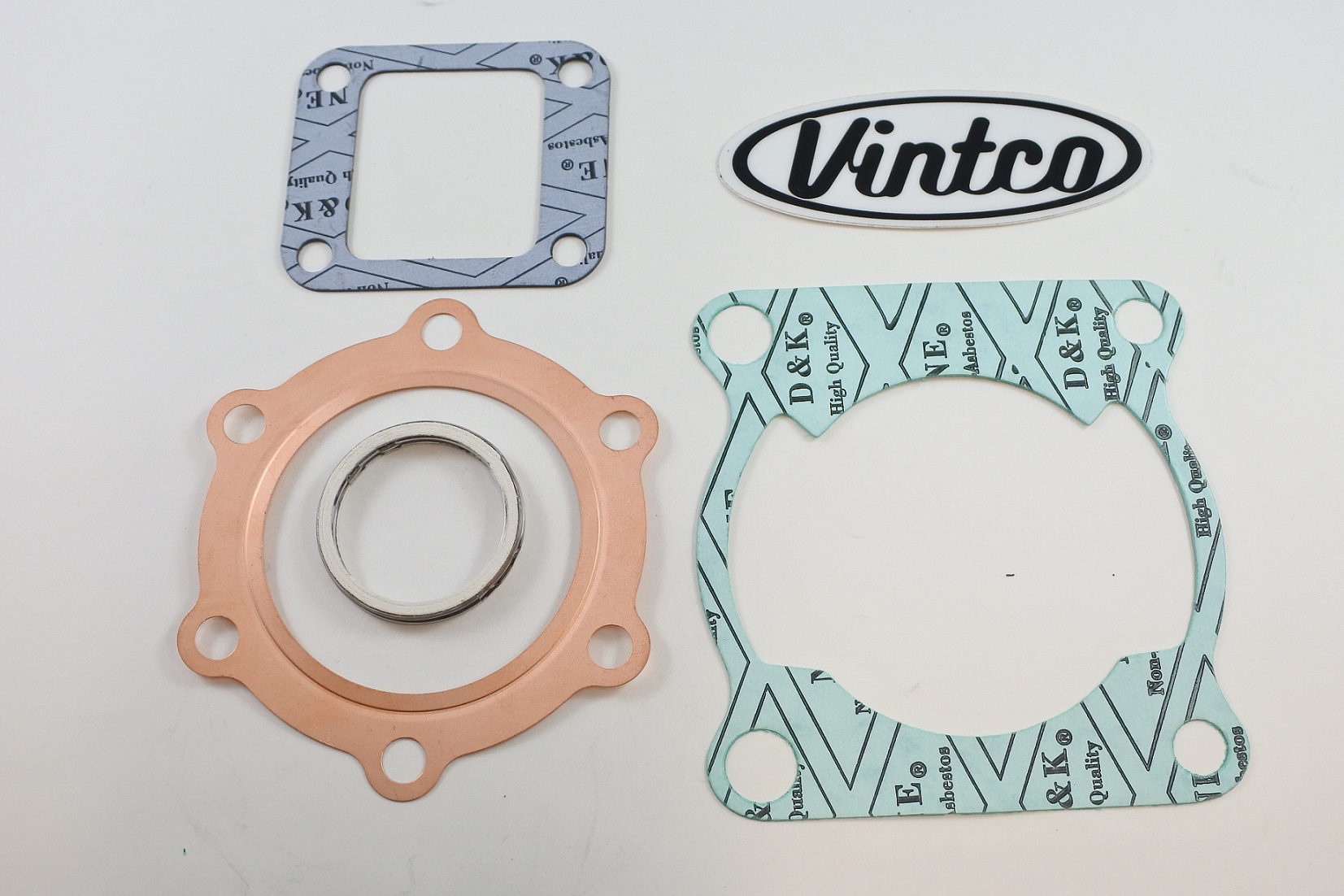 TOP END GASKET KIT 78-81 YAMAHA DT MX 175 67.2mm VINTCO KTE132 thumbnail 2