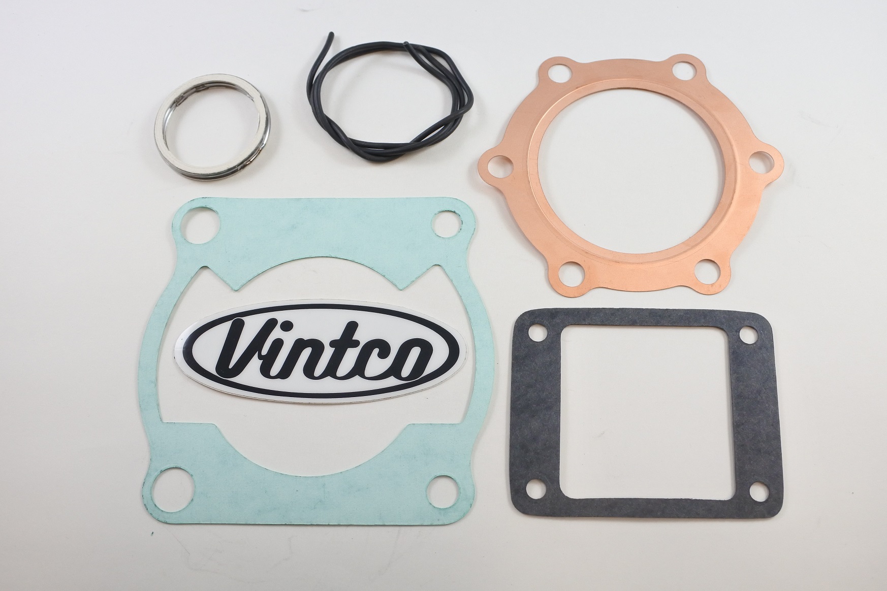 TOP END GASKET KIT 77-79 YAMAHA IT 175 67.2mm VINTCO KTE133 thumbnail 2