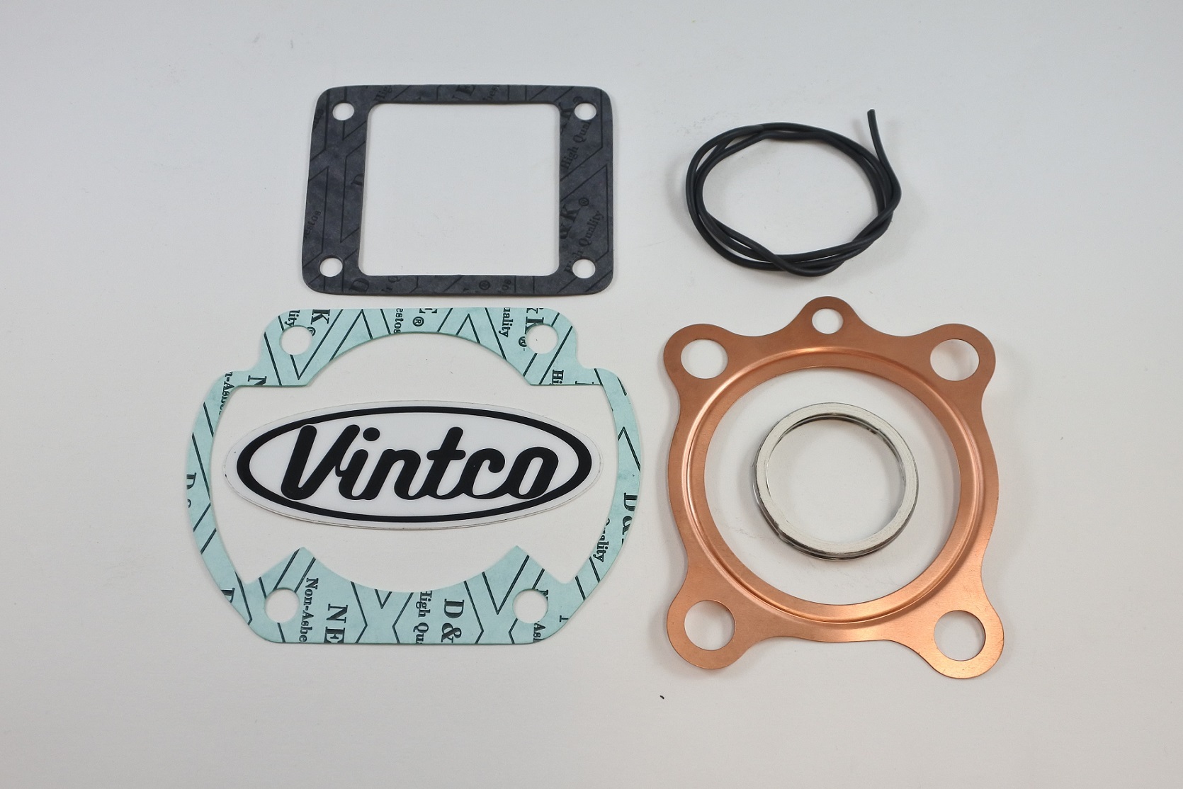 TOP END GASKET KIT 76-76 YAMAHA YZ 175 VINTCO KTE144 thumbnail 2