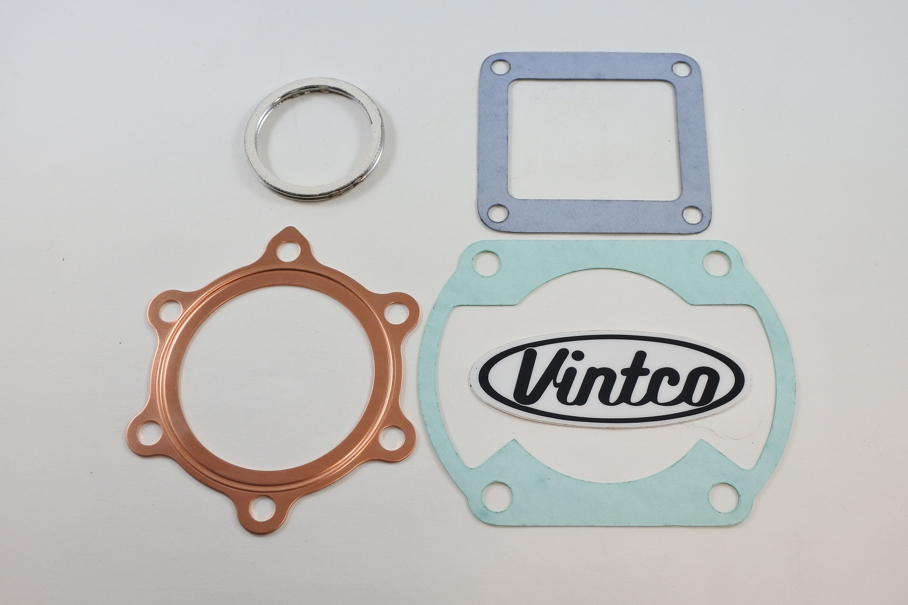 TOP END GASKET KIT 74-76 YAMAHA DT 250 VINTCO KTE151 image 1