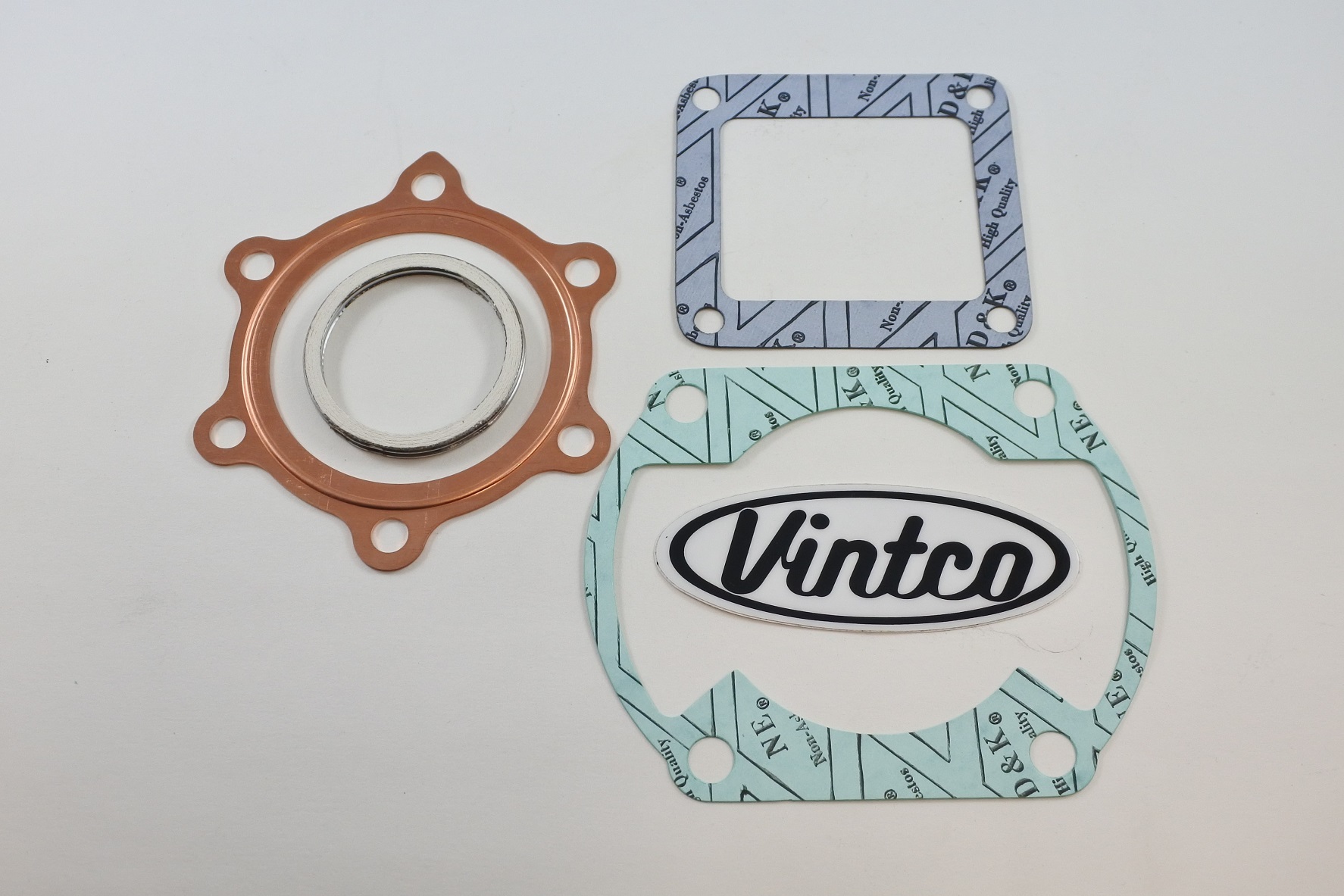 TOP END GASKET KIT 74-76 YAMAHA DT 250 VINTCO KTE151 thumbnail 2