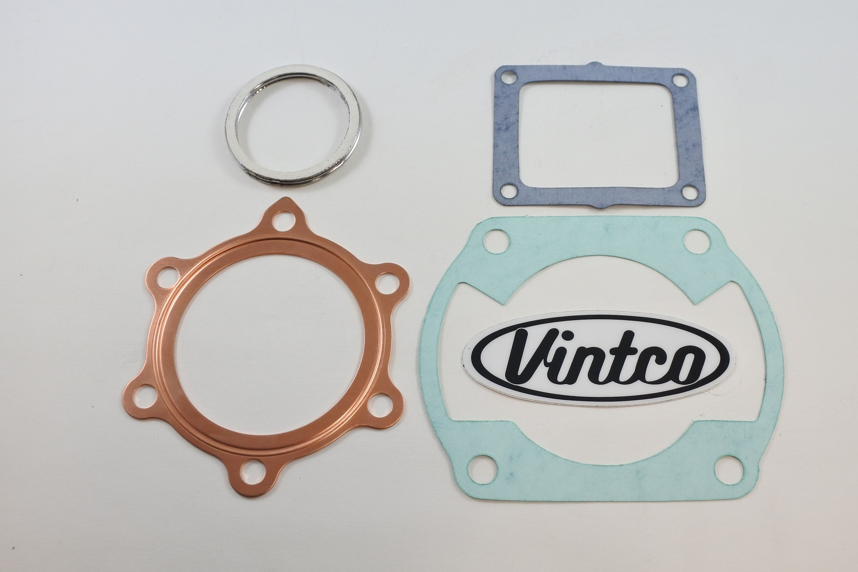 TOP END GASKET KIT 77-79 YAMAHA DT 250 VINTCO KTE152 image 1
