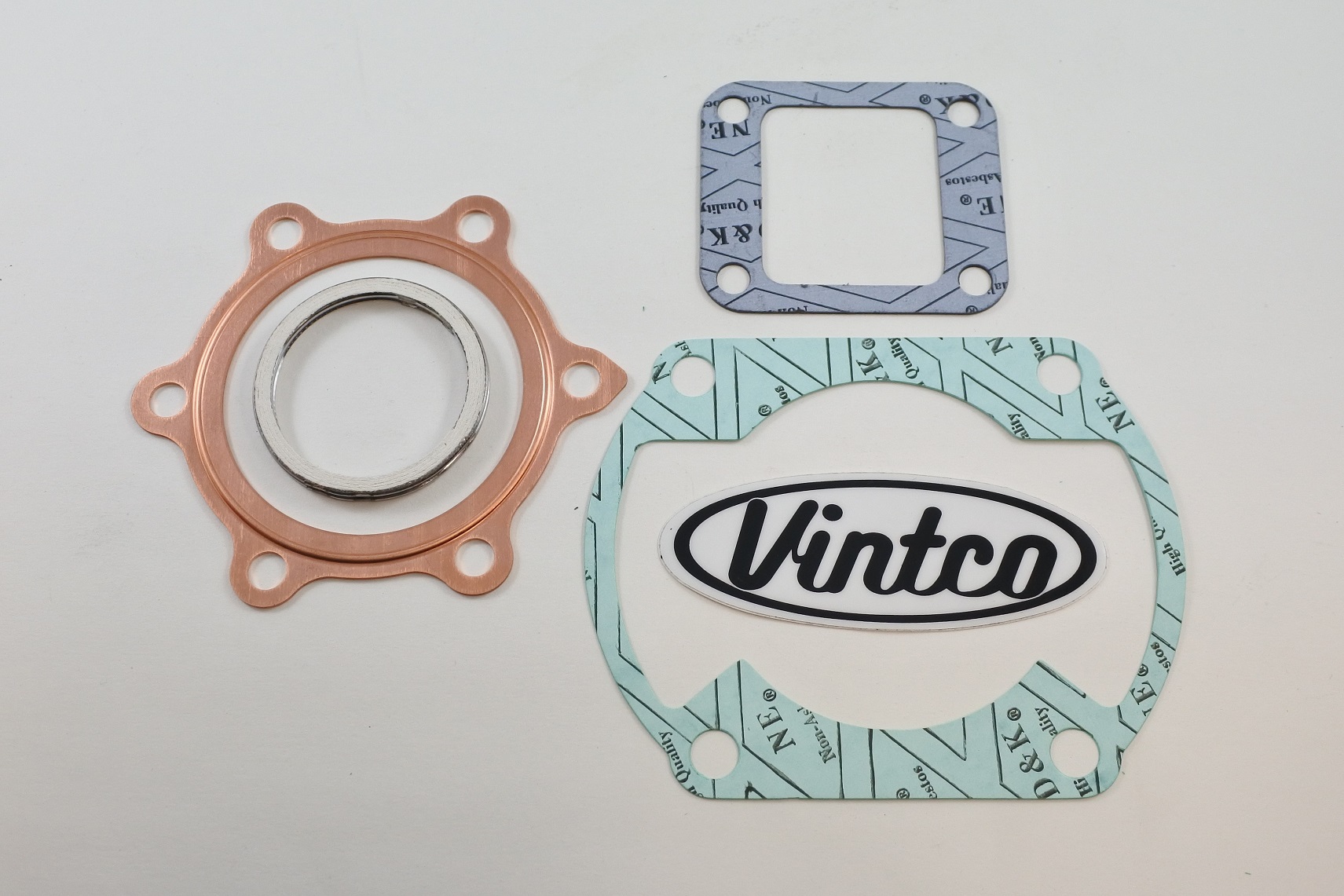TOP END GASKET KIT 74-77 YAMAHA TY 250 VINTCO KTE153 thumbnail 2