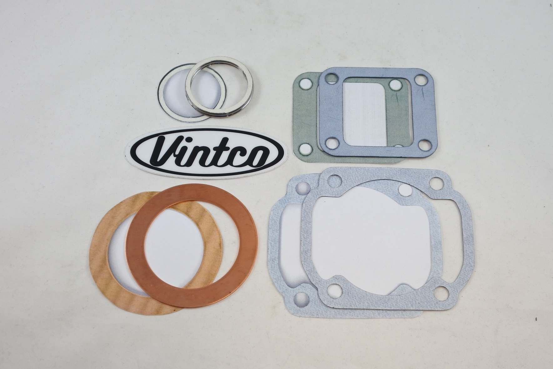 TOP END GASKET KIT 73-75 YAMAHA RD 250 VINTCO KTE158 image 1