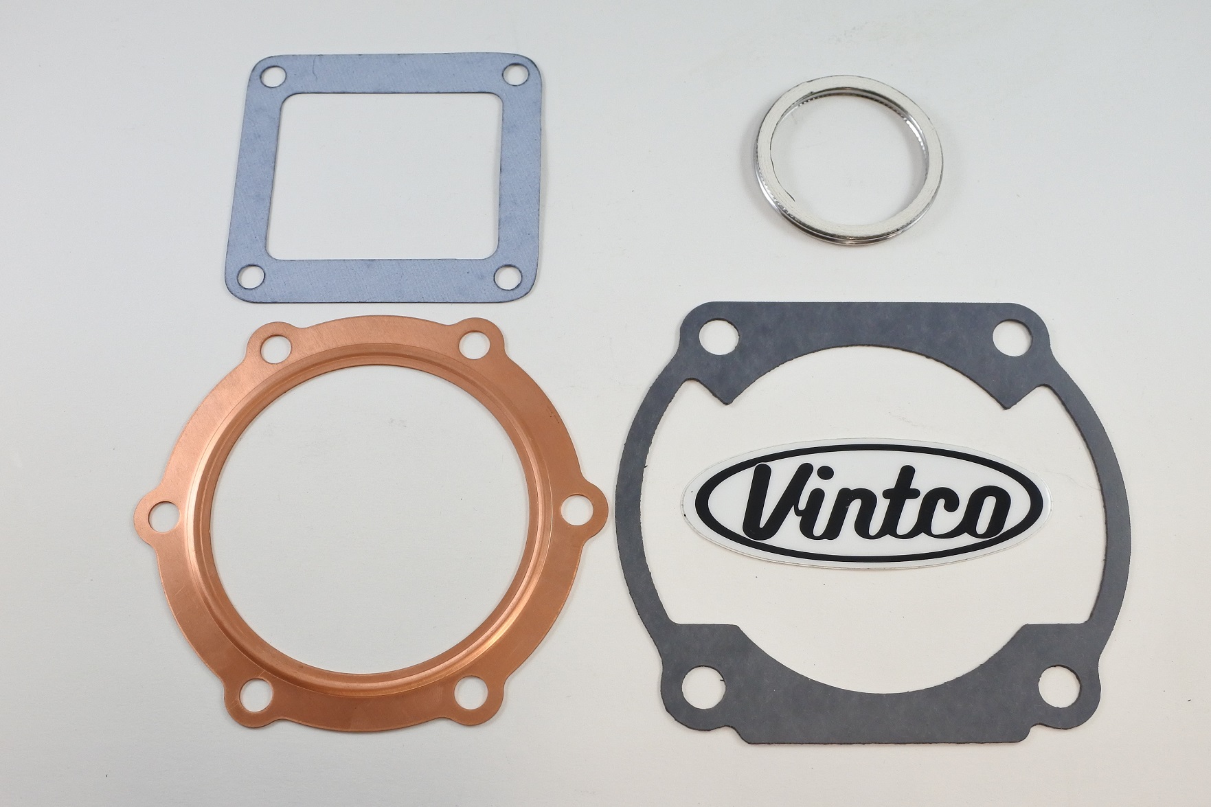 TOP END GASKET KIT 75-76 YAMAHA DT 400 VINTCO KTE159 image 1