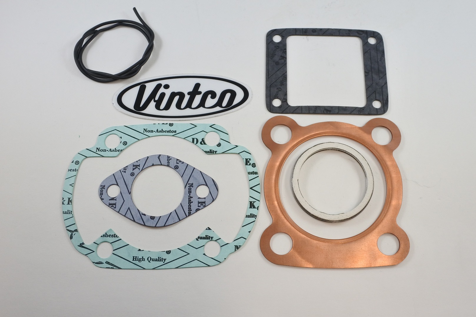 TOP END GASKET KIT 72-73 YAMAHA DT2 DT3 250 VINTCO KTE165 thumbnail 2