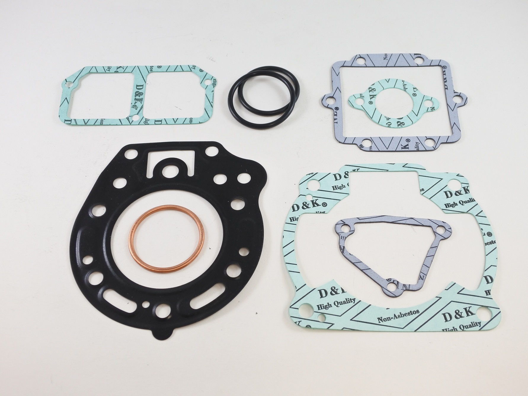 TOP END GASKET KIT 89-94 KAWASAKI KDX 200 VINTCO KTE180 thumbnail 2