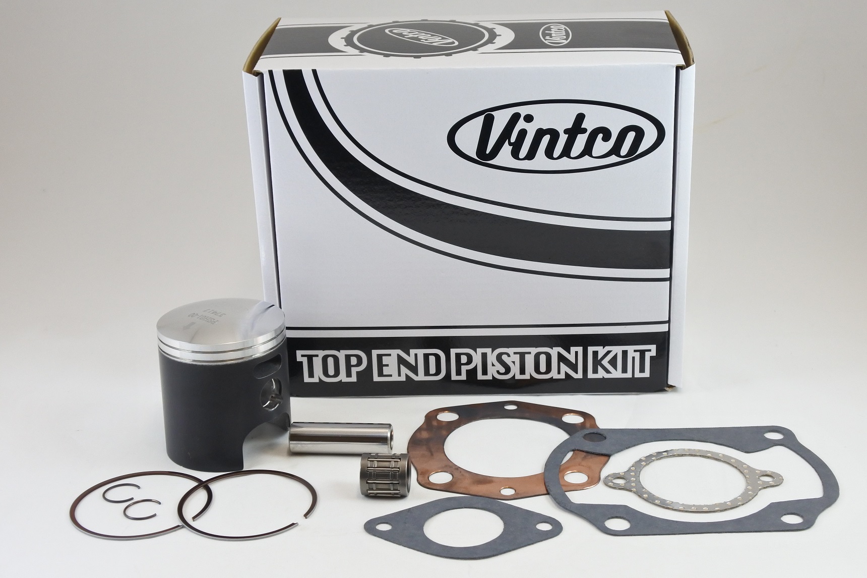 TOP END PISTON KIT 74-78 HONDA CR MT R 125 56.0mm STANDARD VINTCO KTH01-00 image 1