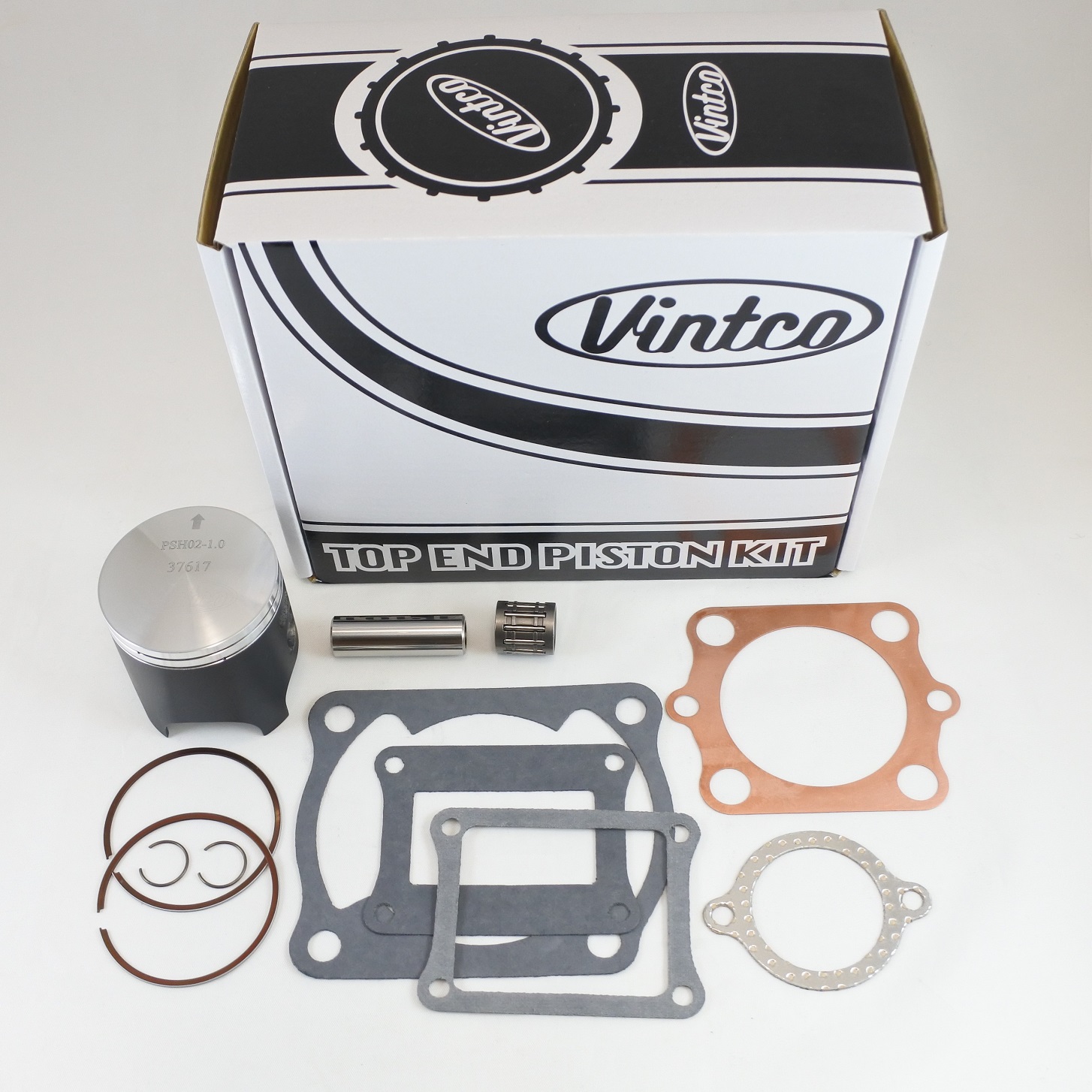 TOP END PISTON KIT 79-79 HONDA CR 125 57.0mm 1.0mm OVER VINTCO KTH03-1.0 thumbnail 2