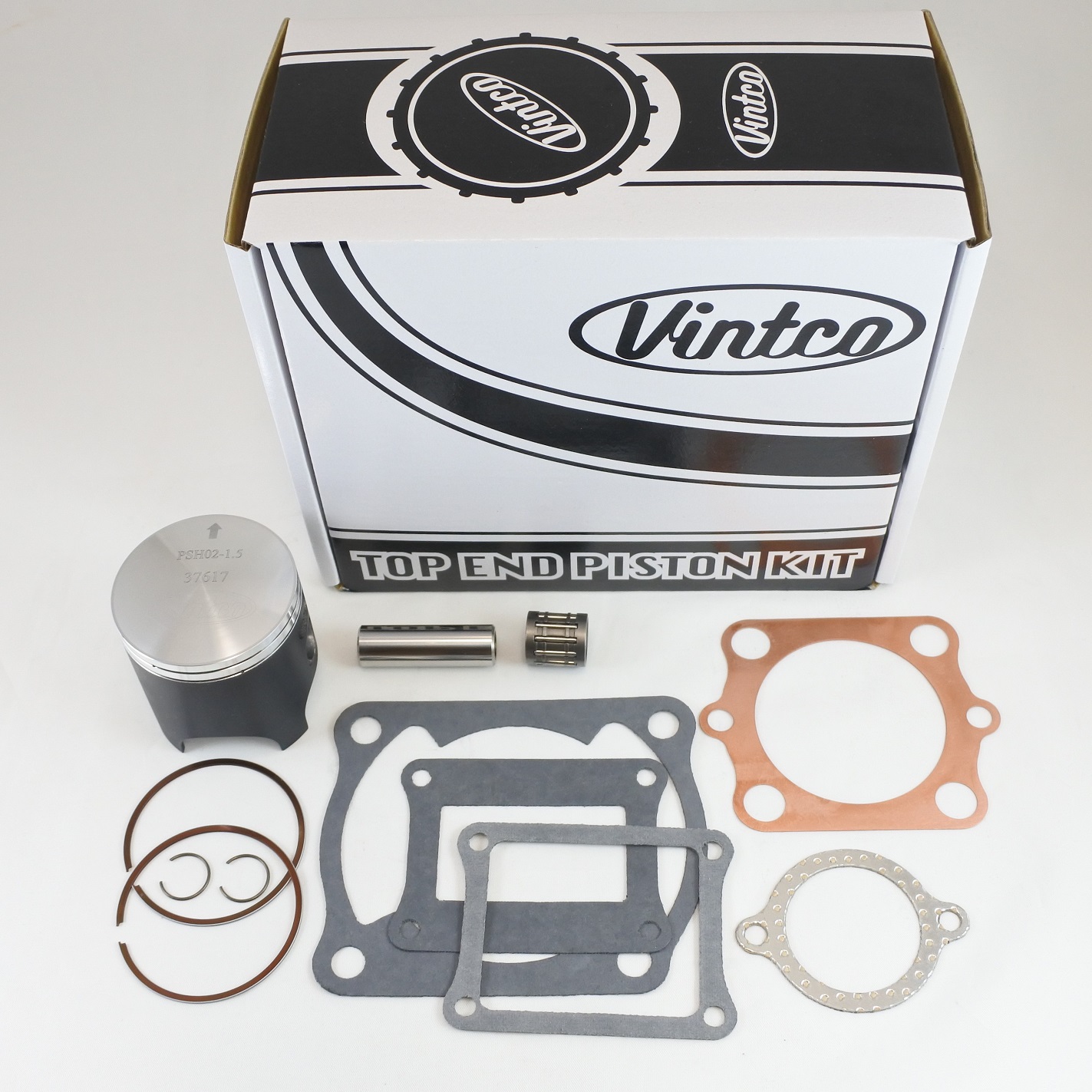 TOP END PISTON KIT 79-79 HONDA CR 125 57.5mm 1.5mm OVER VINTCO KTH03-1.5 thumbnail 2