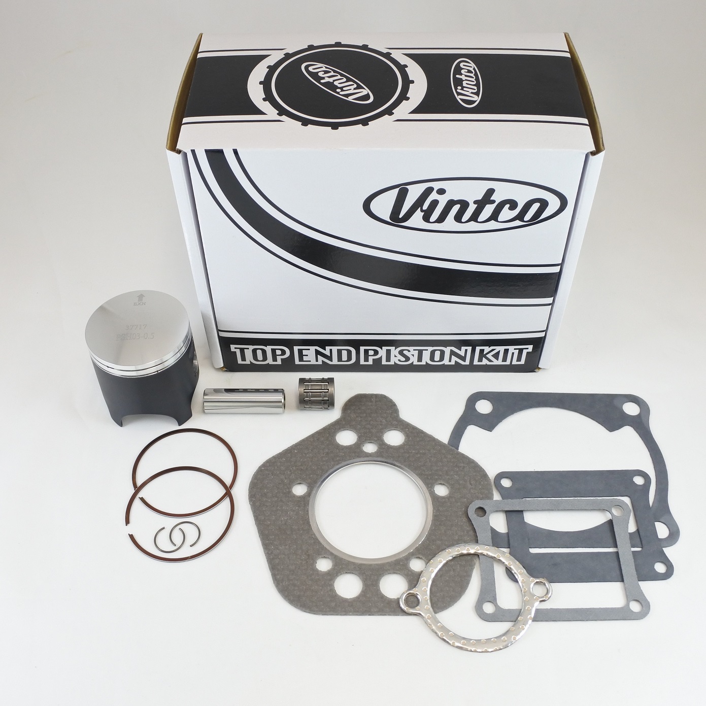 TOP END PISTON KIT 81-81 HONDA CR 125 56.0mm 0.5mm OVER VINTCO KTH05-0.5 thumbnail 2