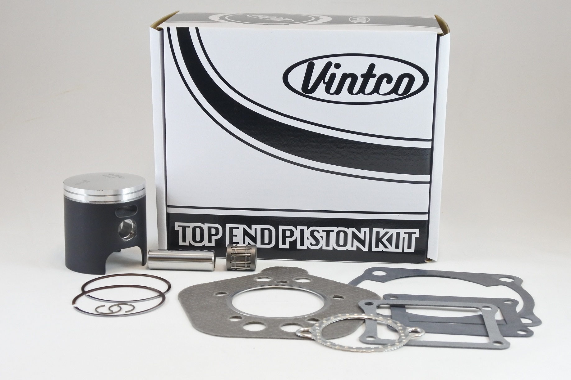 TOP END PISTON KIT 81-81 HONDA CR 125 55.5mm STANDARD VINTCO KTH05-00 image 1