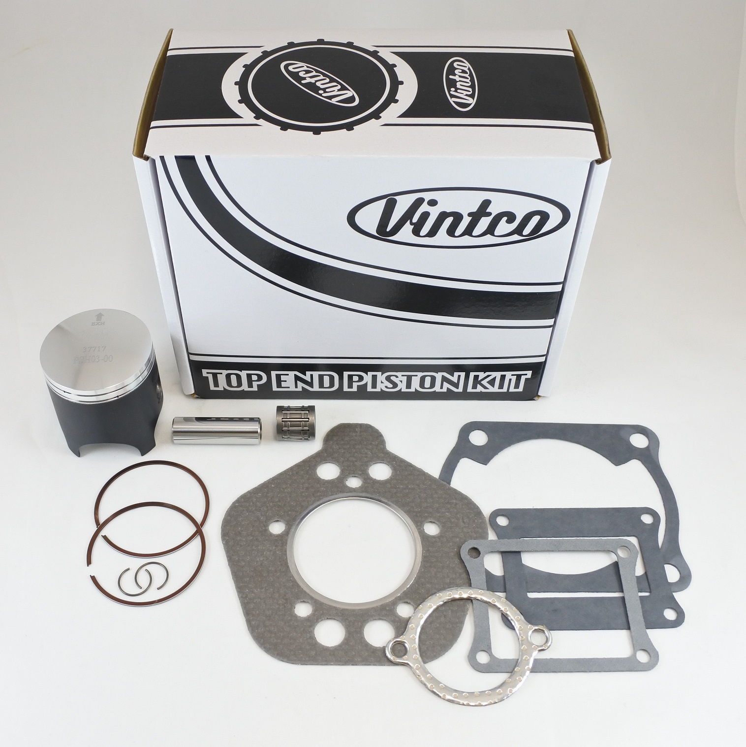 TOP END PISTON KIT 81-81 HONDA CR 125 55.5mm STANDARD VINTCO KTH05-00 thumbnail 2