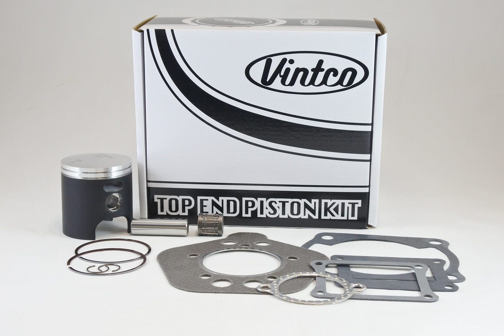 TOP END PISTON KIT 81-81 HONDA CR 125 56.5mm 1.0mm OVER VINTCO KTH05-1.0 image 1