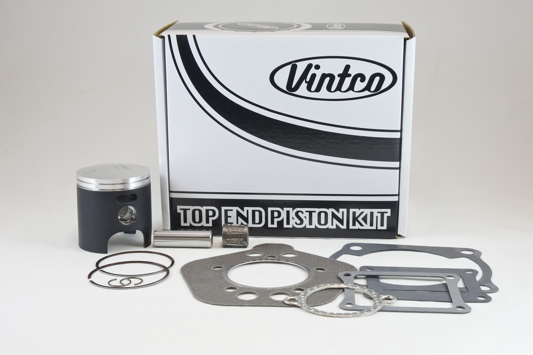 TOP END PISTON KIT 81-81 HONDA CR 125 57.0mm 1.5mm OVER VINTCO KTH05-1.5 image 1