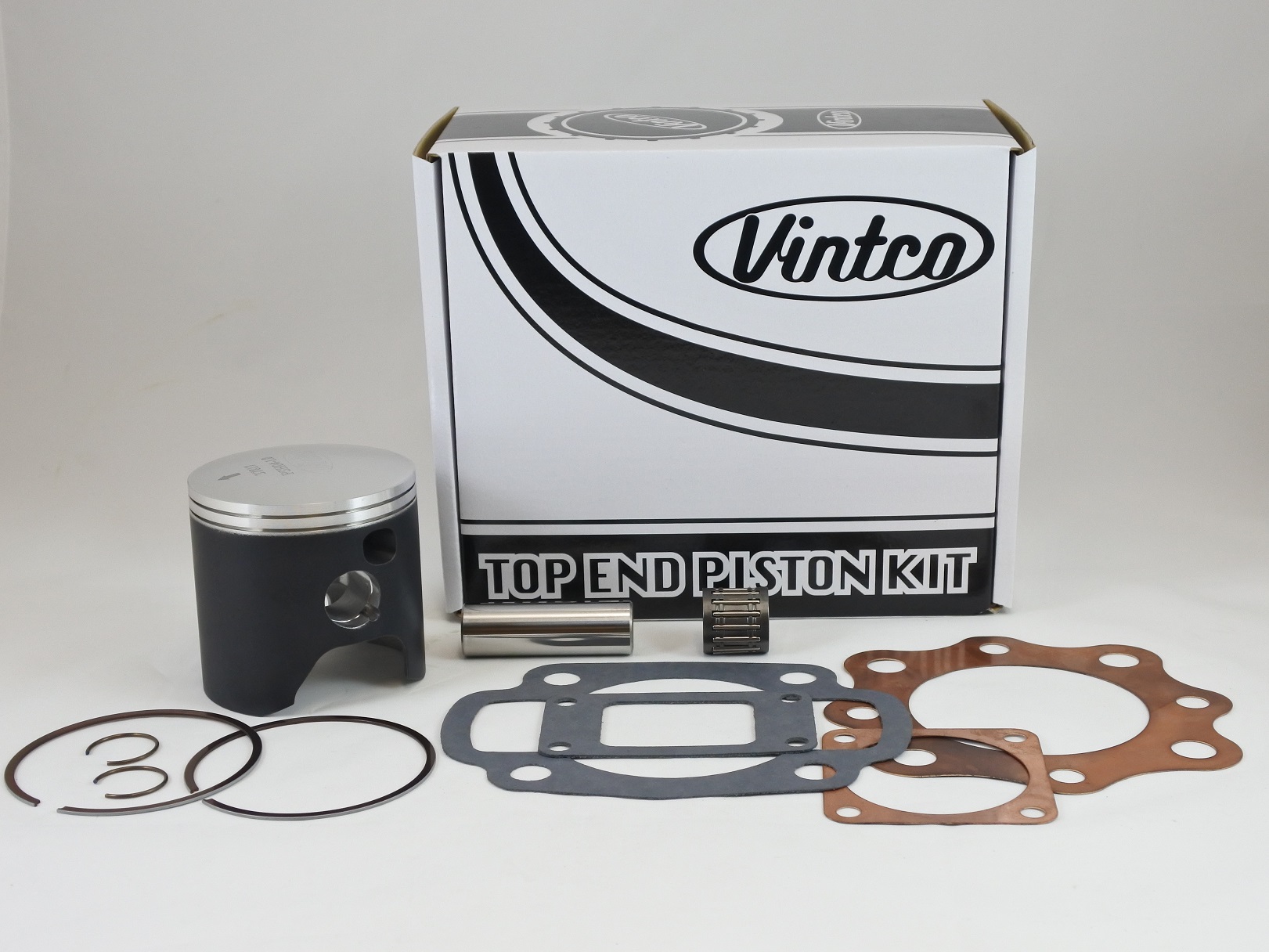 TOP END PISTON KIT 73-74 HONDA CR 250 71.0mm 1.0mm OVER VINTCO KTH06-1.0 image 1