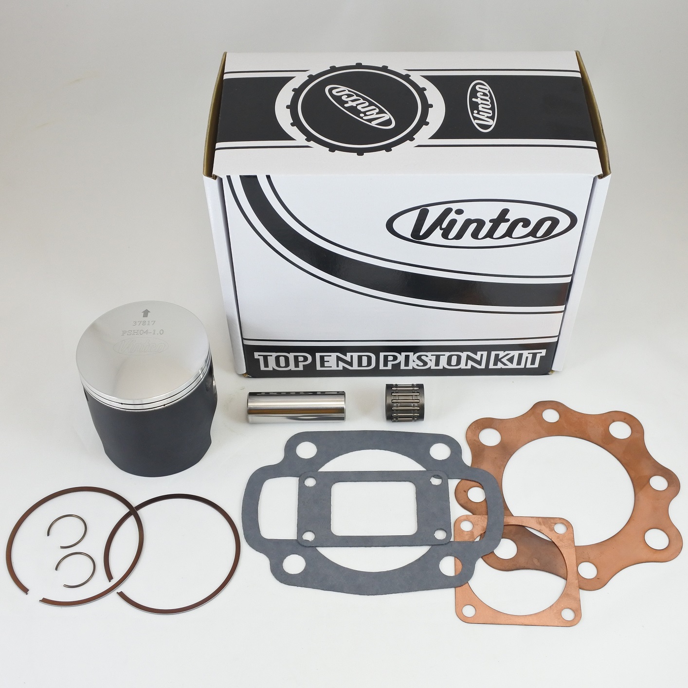 TOP END PISTON KIT 73-74 HONDA CR 250 71.0mm 1.0mm OVER VINTCO KTH06-1.0 thumbnail 2